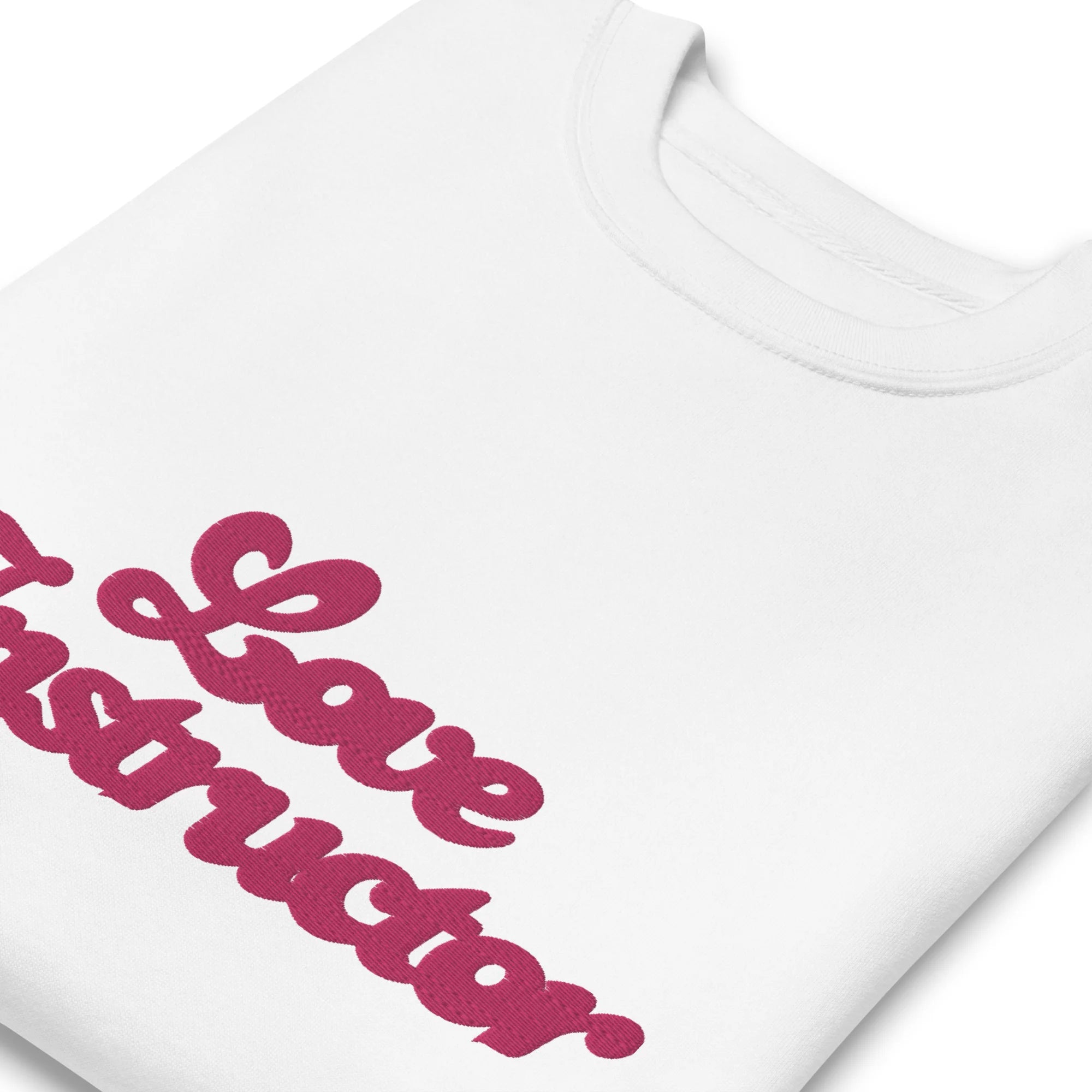 "Love Instructor" brodé