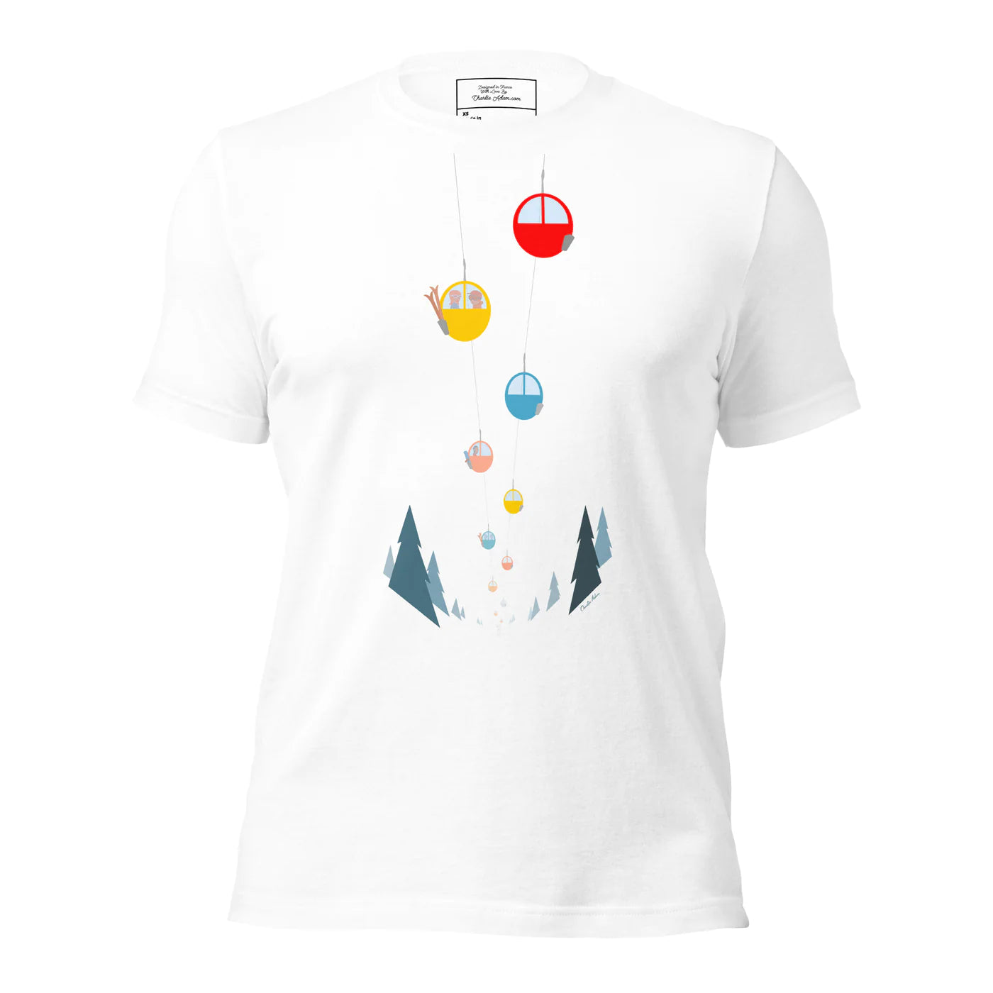 ski t shirts powder skiing gondolas charlie adam wear sweat shirts hoodies