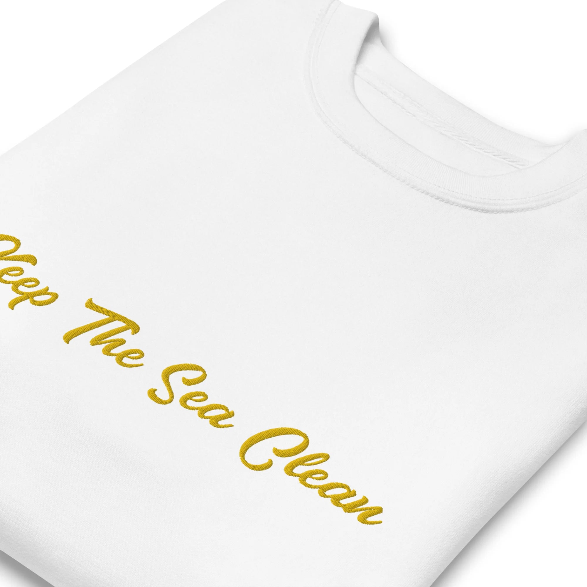 Keep The Sea Clean brodé