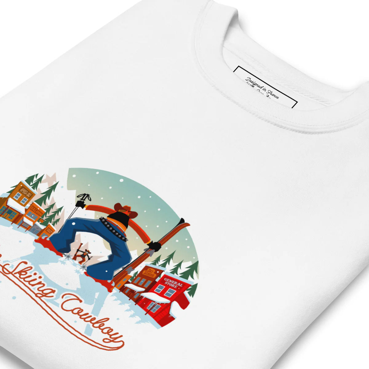 Sweat-Shirts Ski Fight at OK Corral