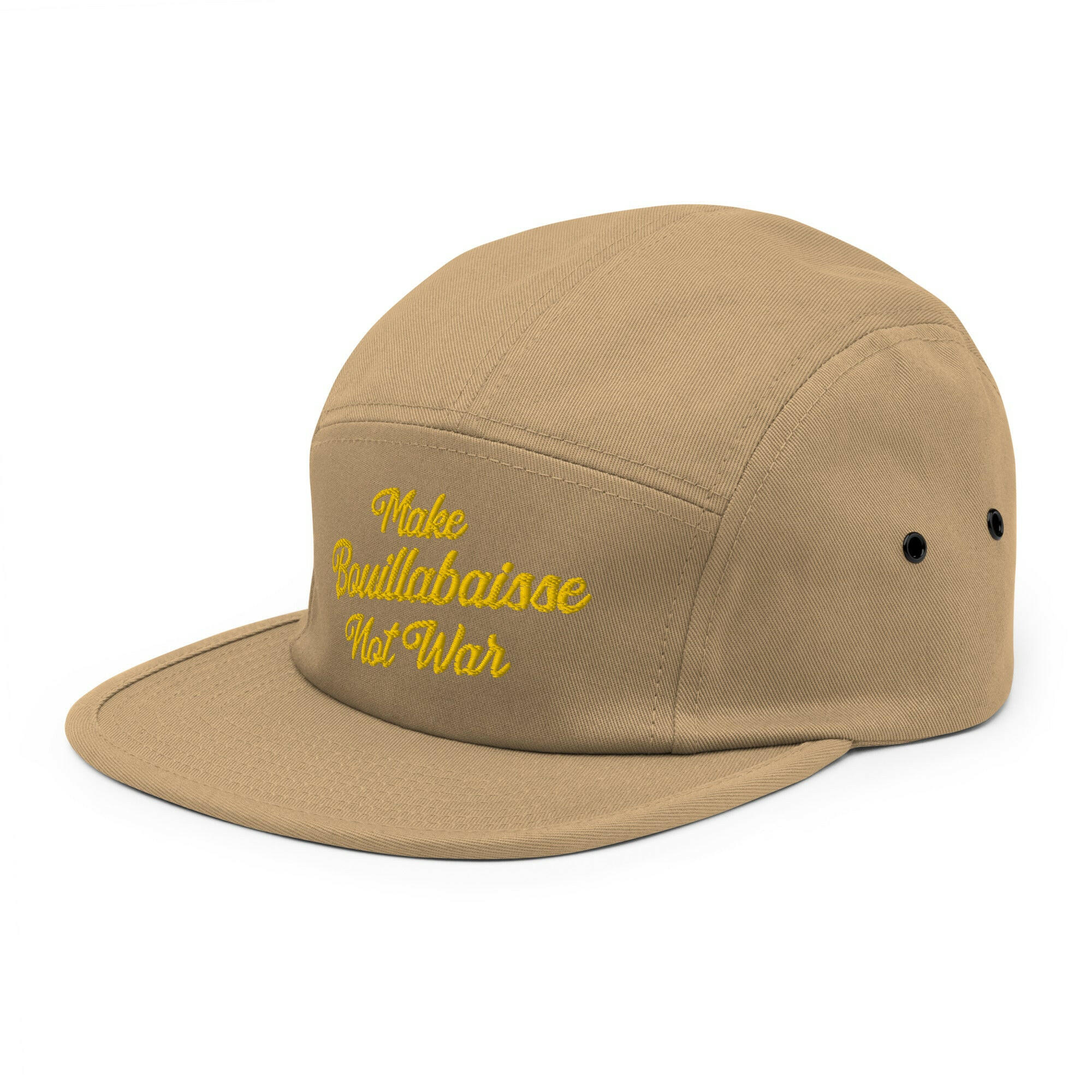 Five Panel Cap Make Bouillabaisse Not War