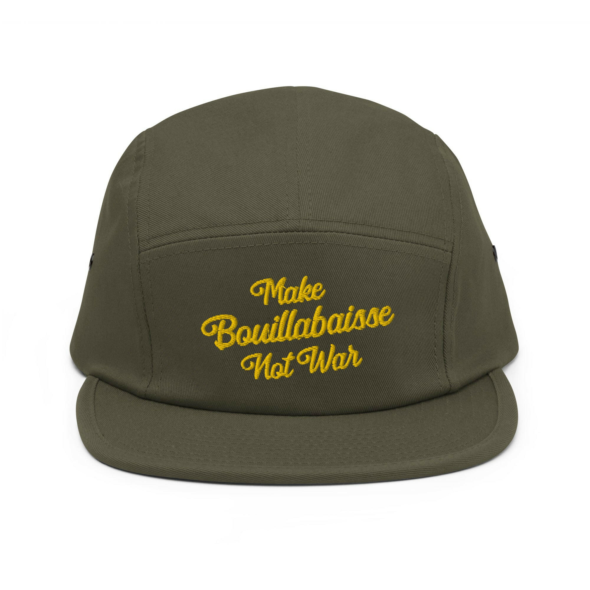 Five Panel Cap Make Bouillabaisse Not War
