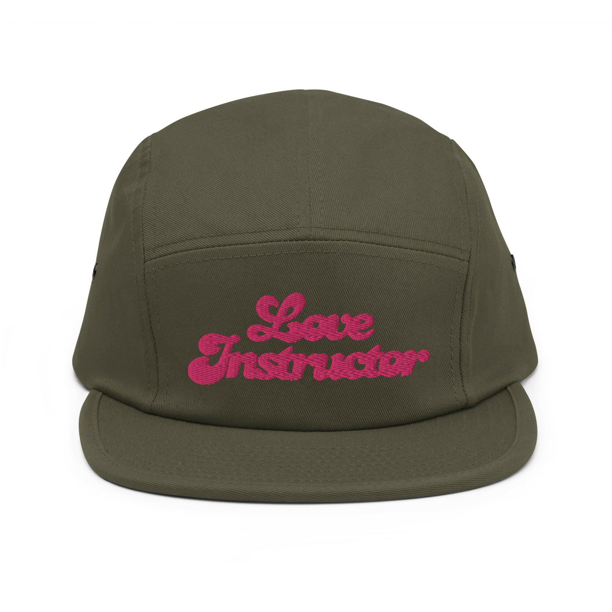 Casquette 5 Panneaux Love instructor Flamingo