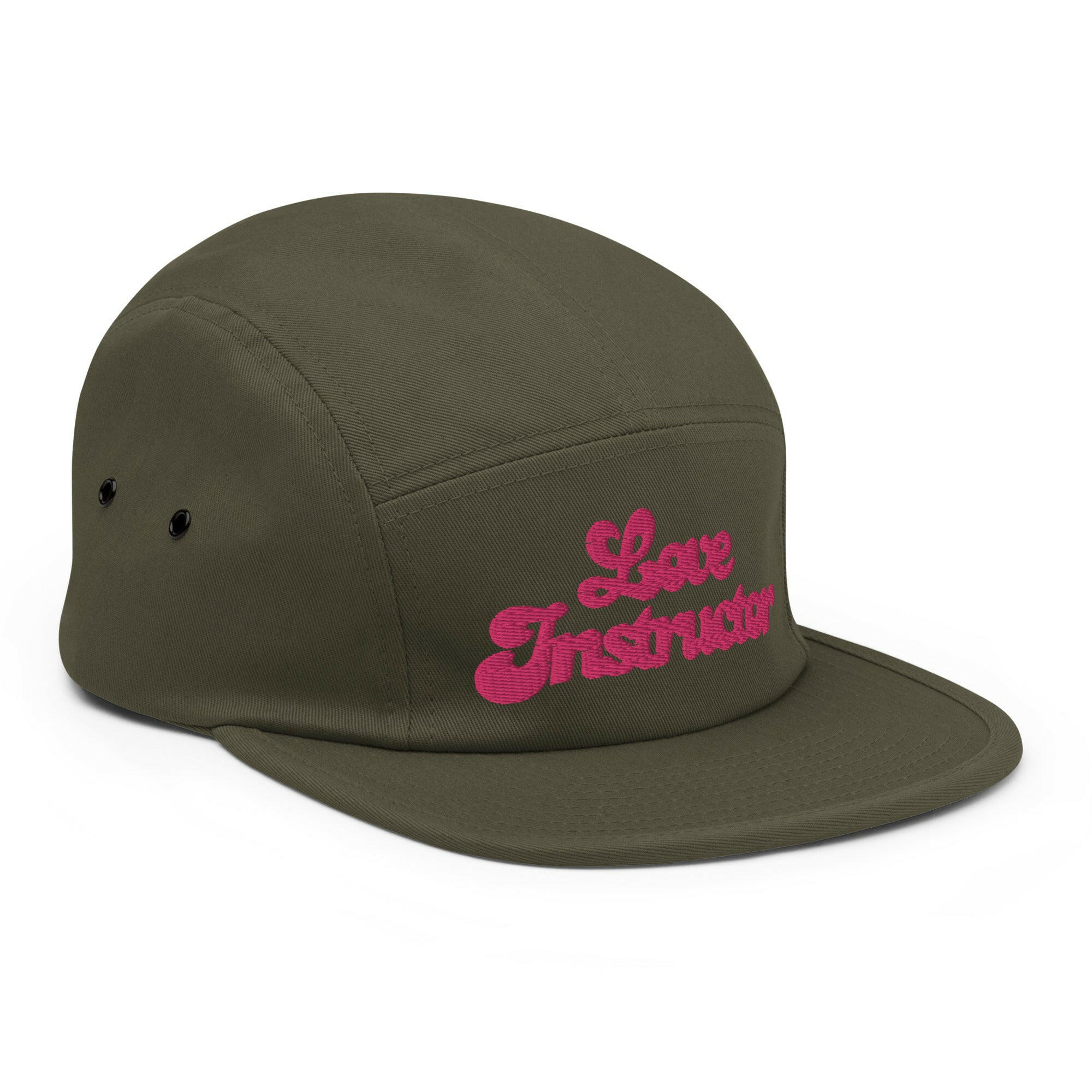 Casquette 5 Panneaux Love instructor Flamingo