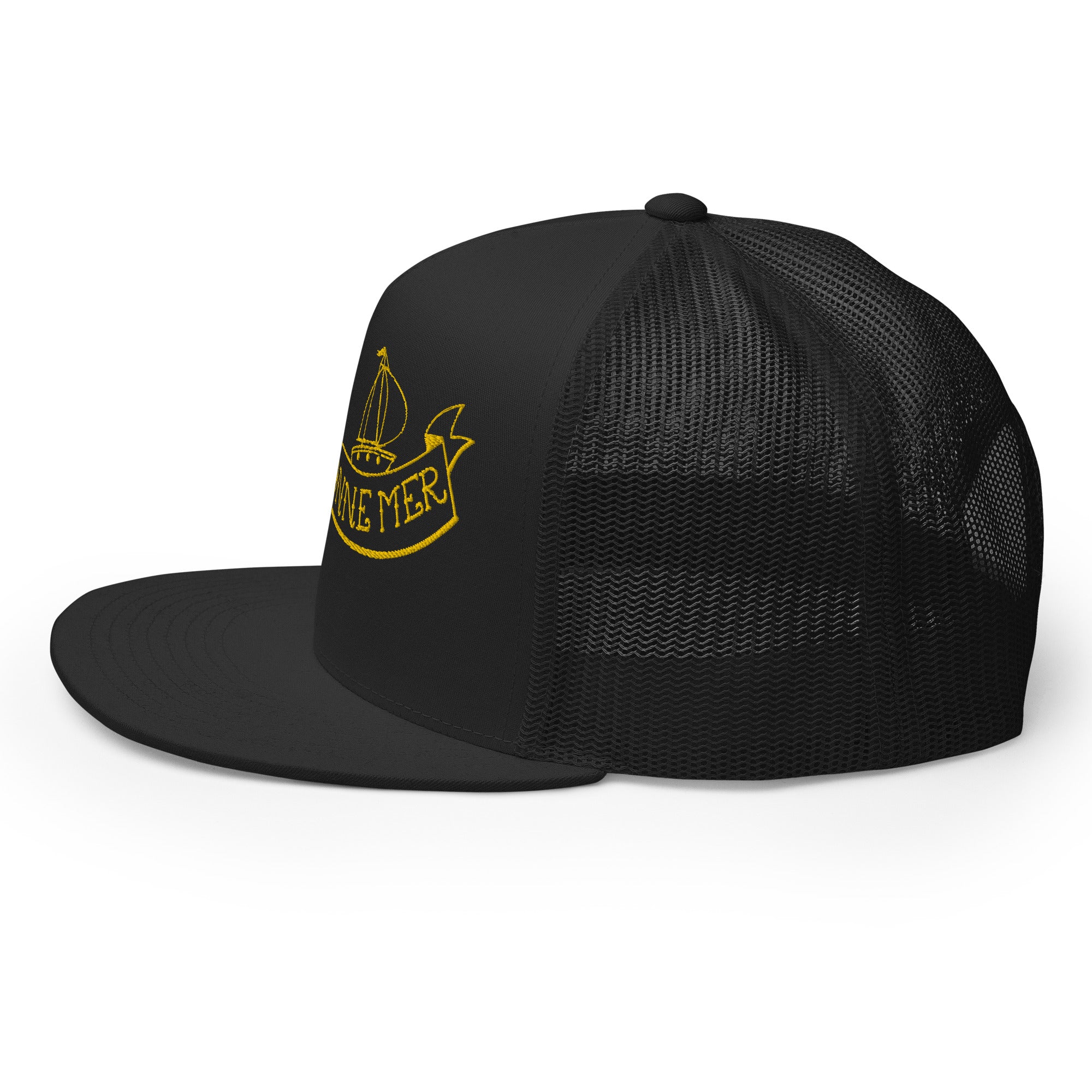 Casquette Trucker à visière plate Oh Bonne Mer Tattoo Gold