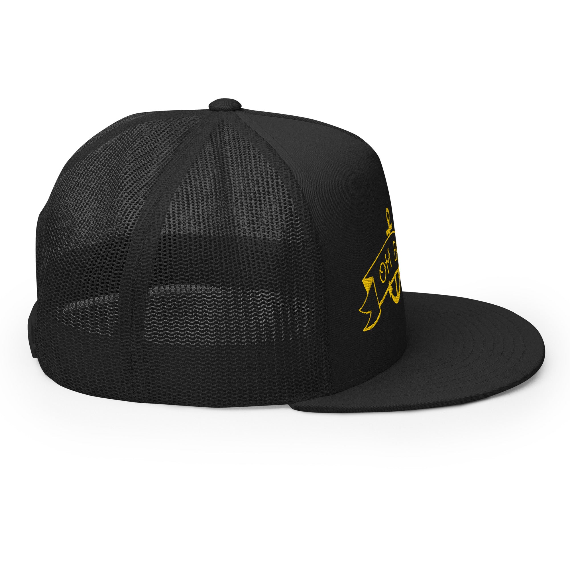 Casquette Trucker à visière plate Oh Bonne Mer Tattoo Gold