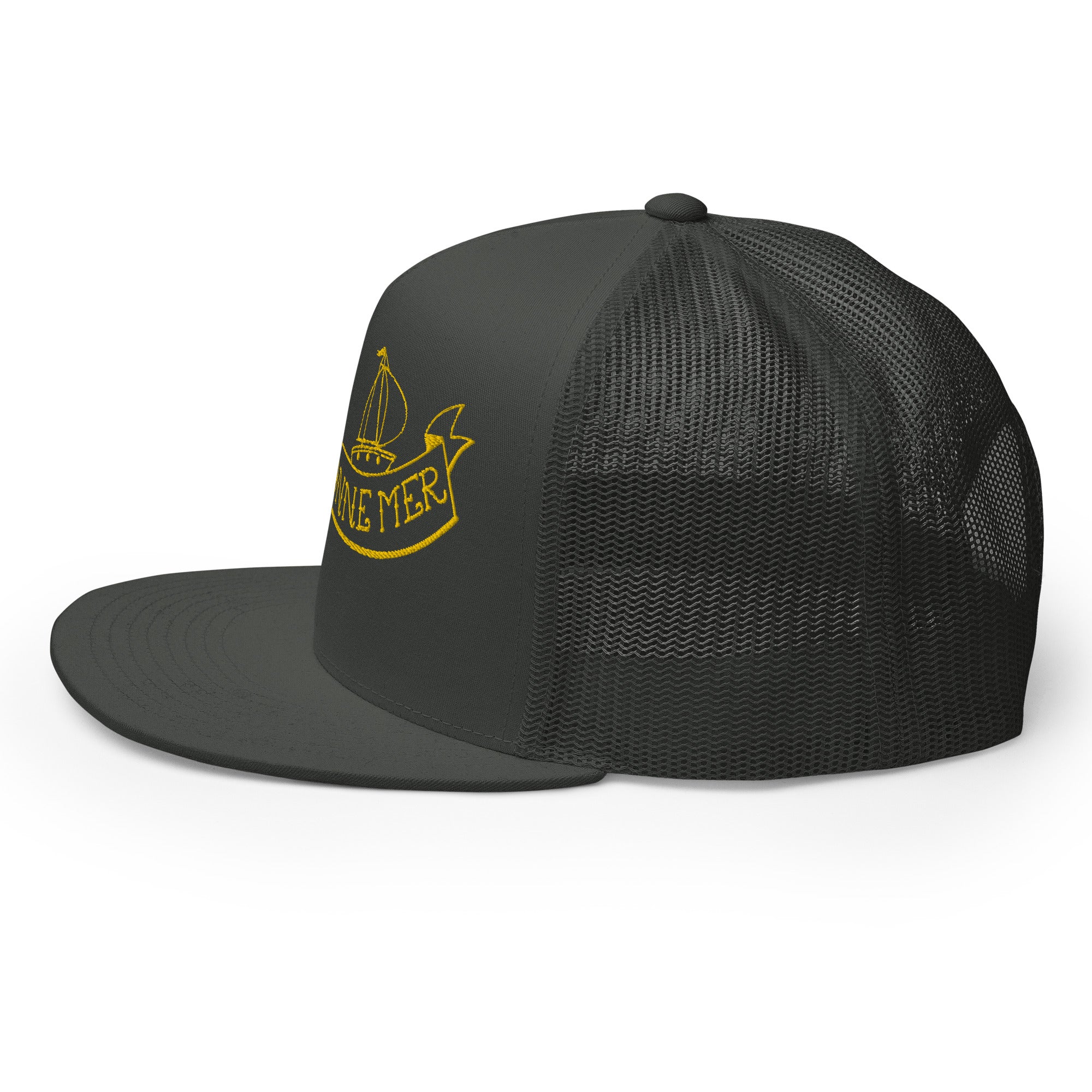 Casquette Trucker à visière plate Oh Bonne Mer Tattoo Gold