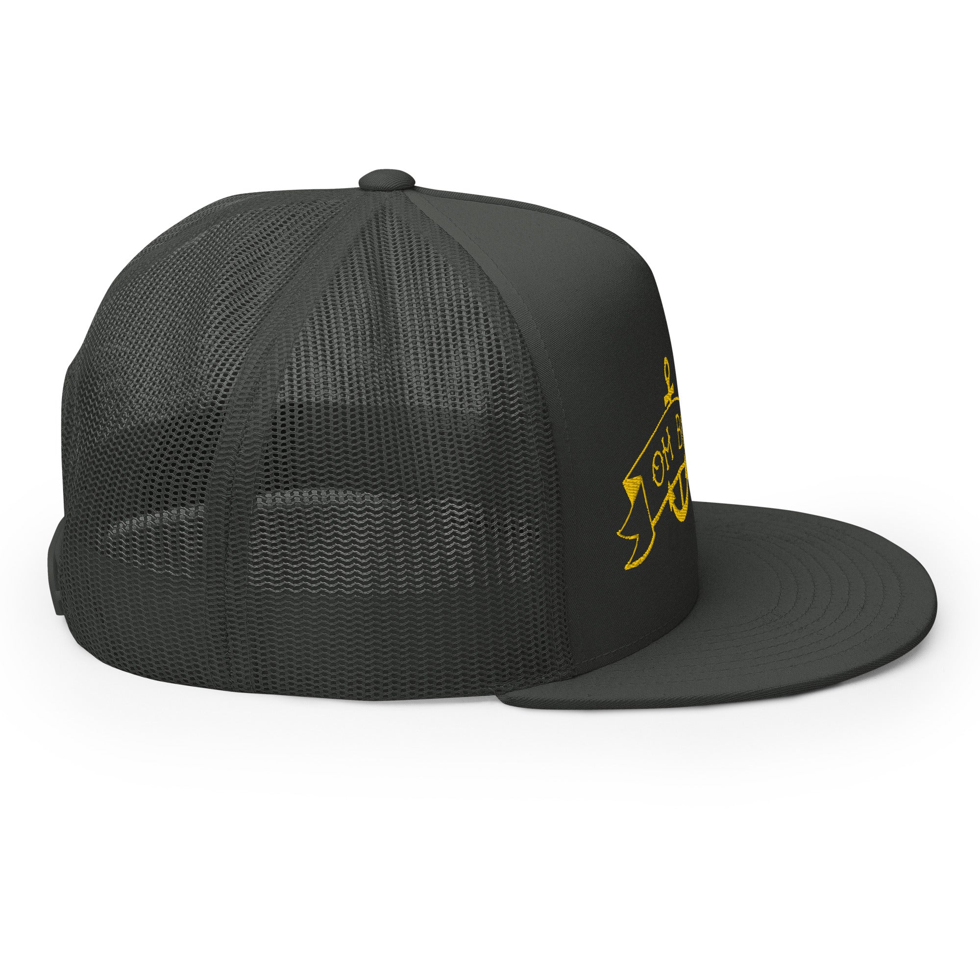 Casquette Trucker à visière plate Oh Bonne Mer Tattoo Gold