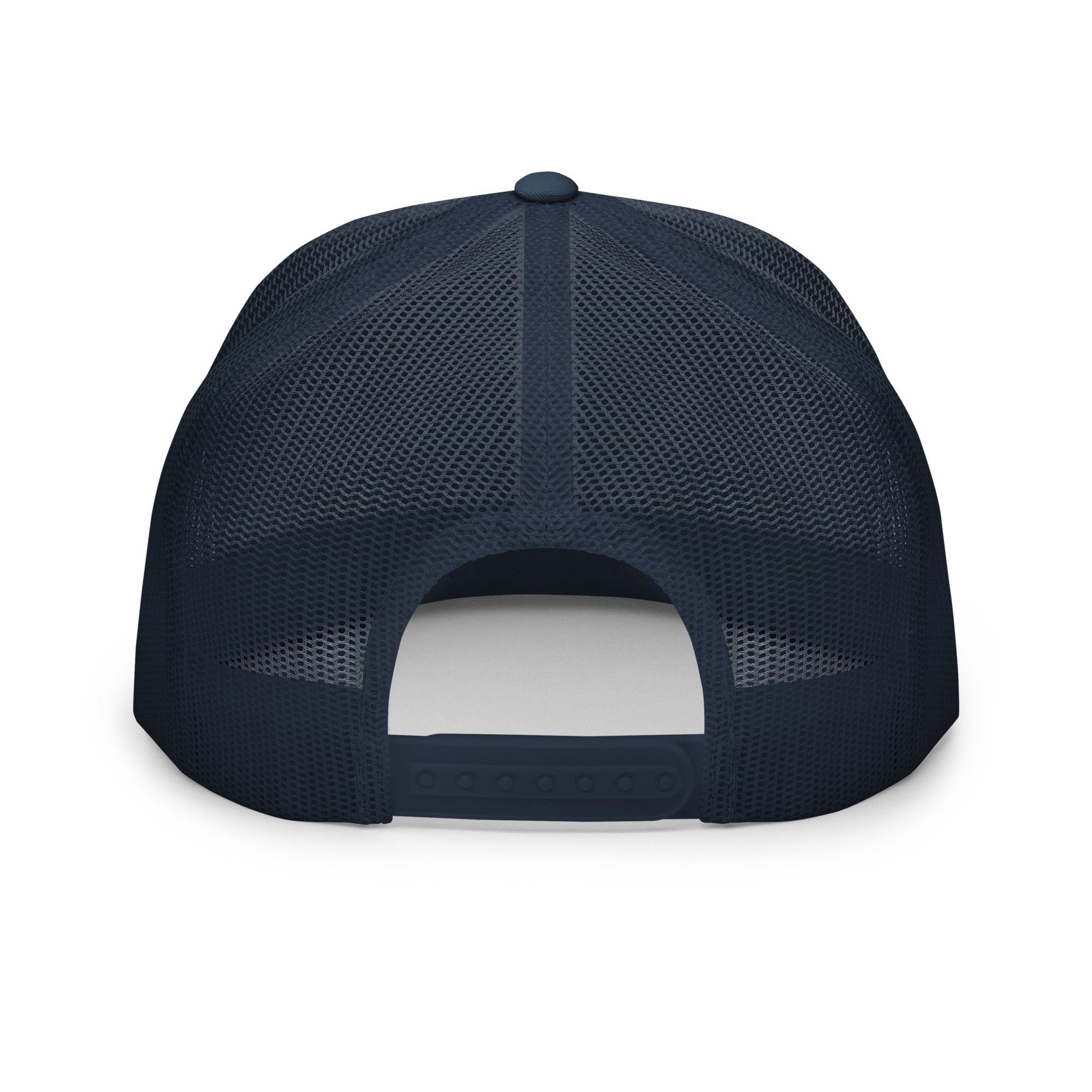 Trucker Cap Free camping is not a crime white/orange