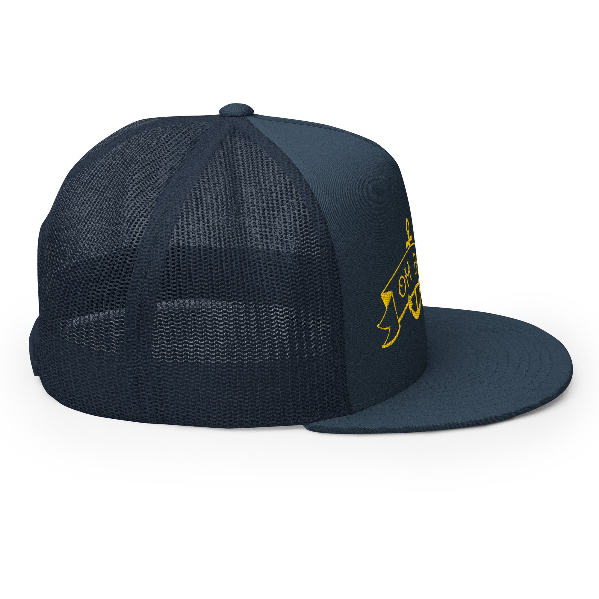 Casquette Trucker à visière plate Oh Bonne Mer Tattoo Gold