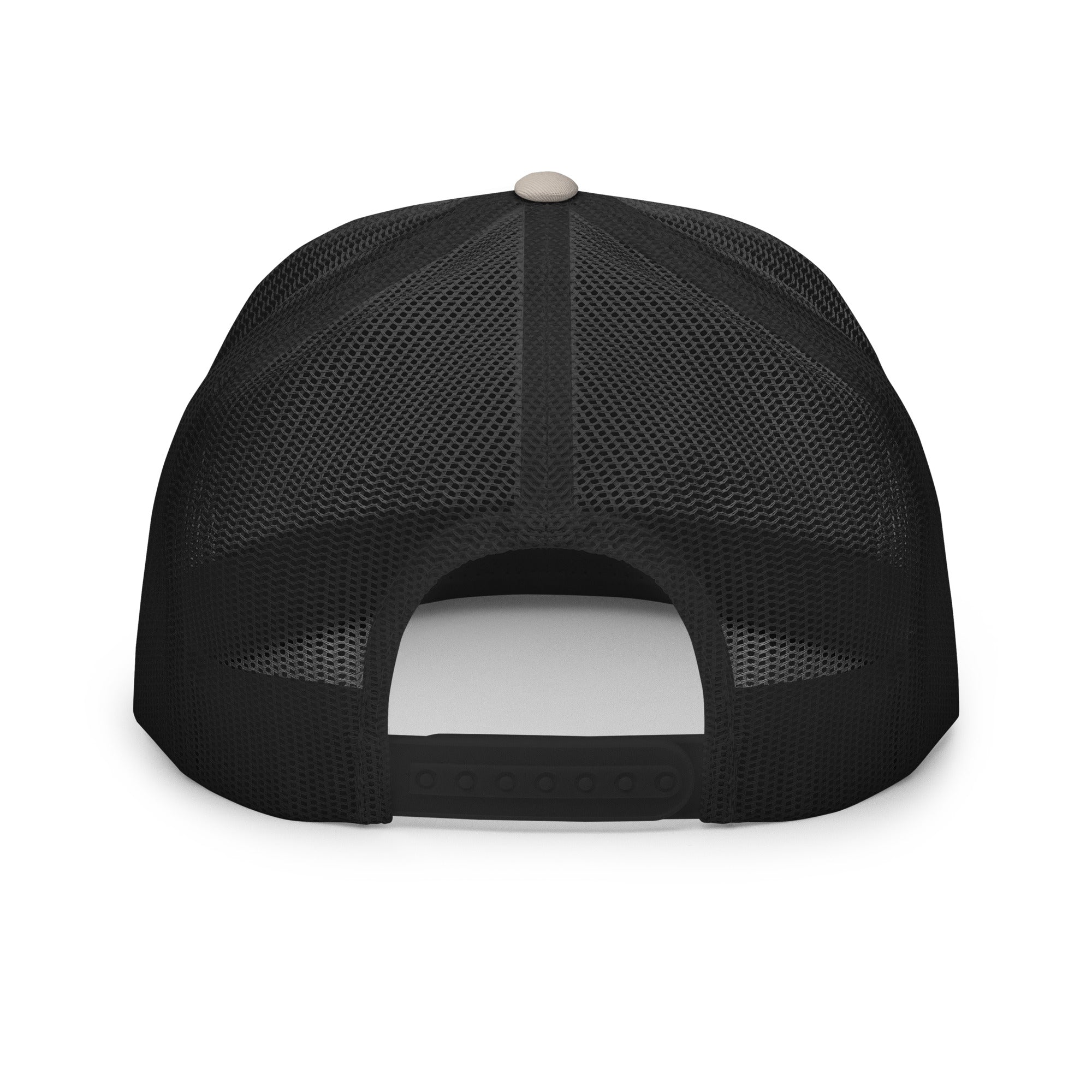 Trucker Cap Free camping is not a crime Flamingo