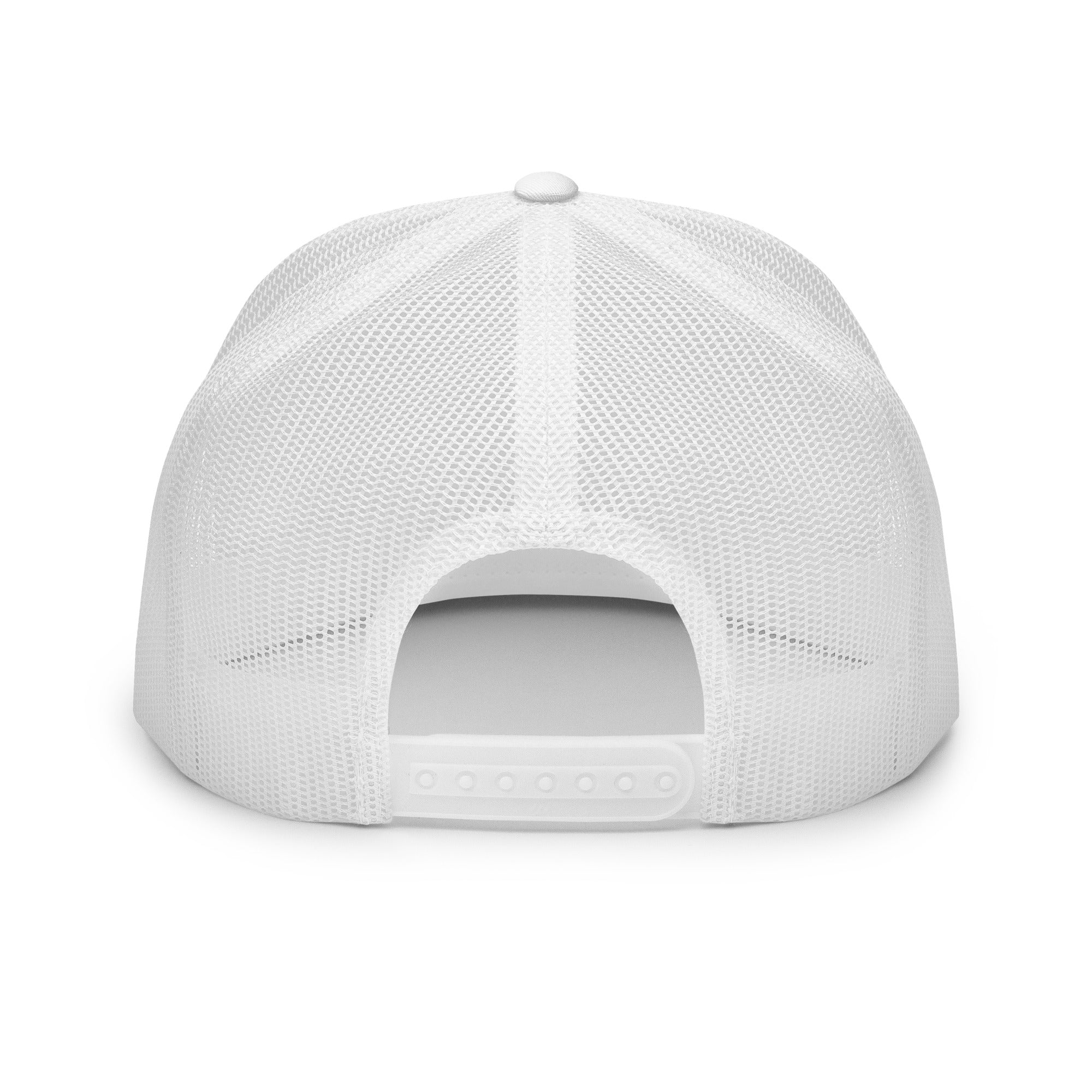 Trucker Cap Free camping is not a crime black/orange
