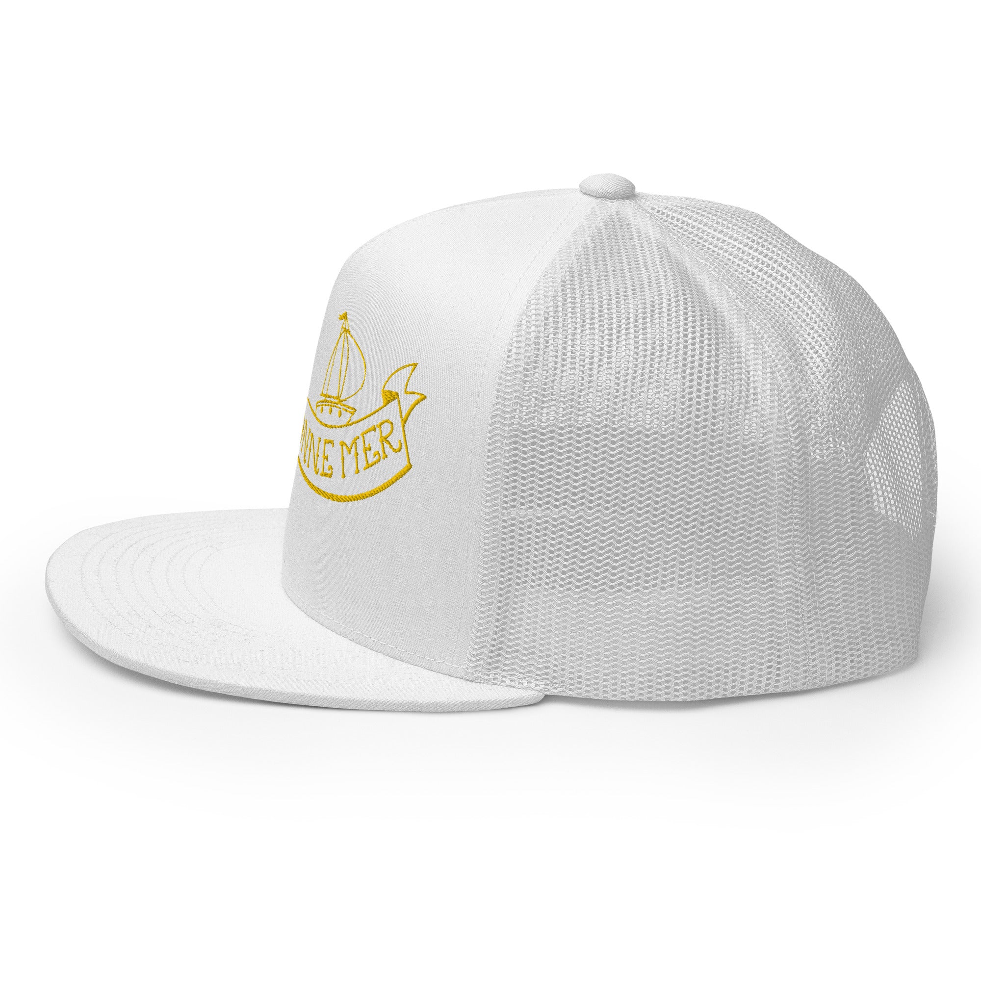 Casquette Trucker à visière plate Oh Bonne Mer Tattoo Gold