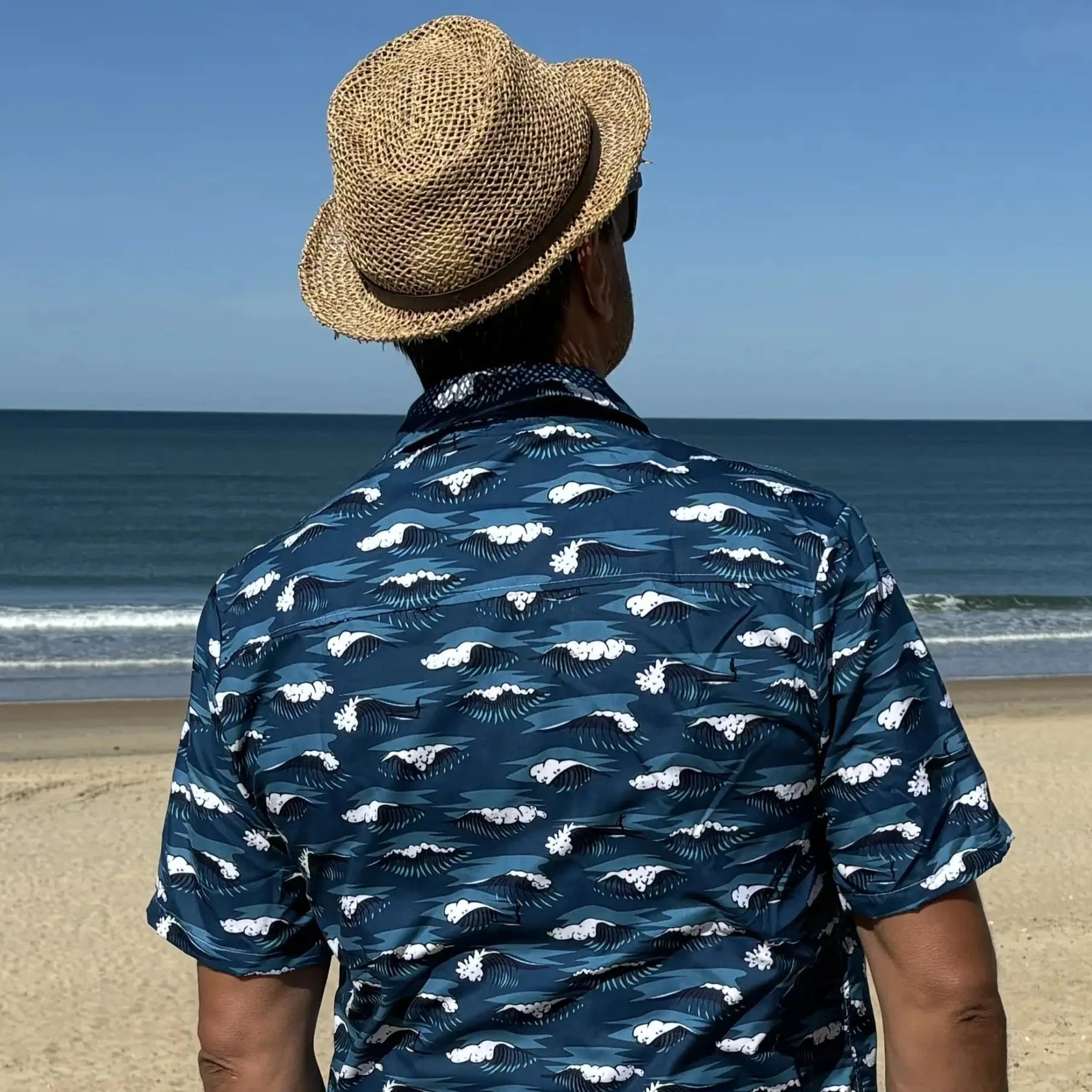 Longboard Surfing Dark Shirt