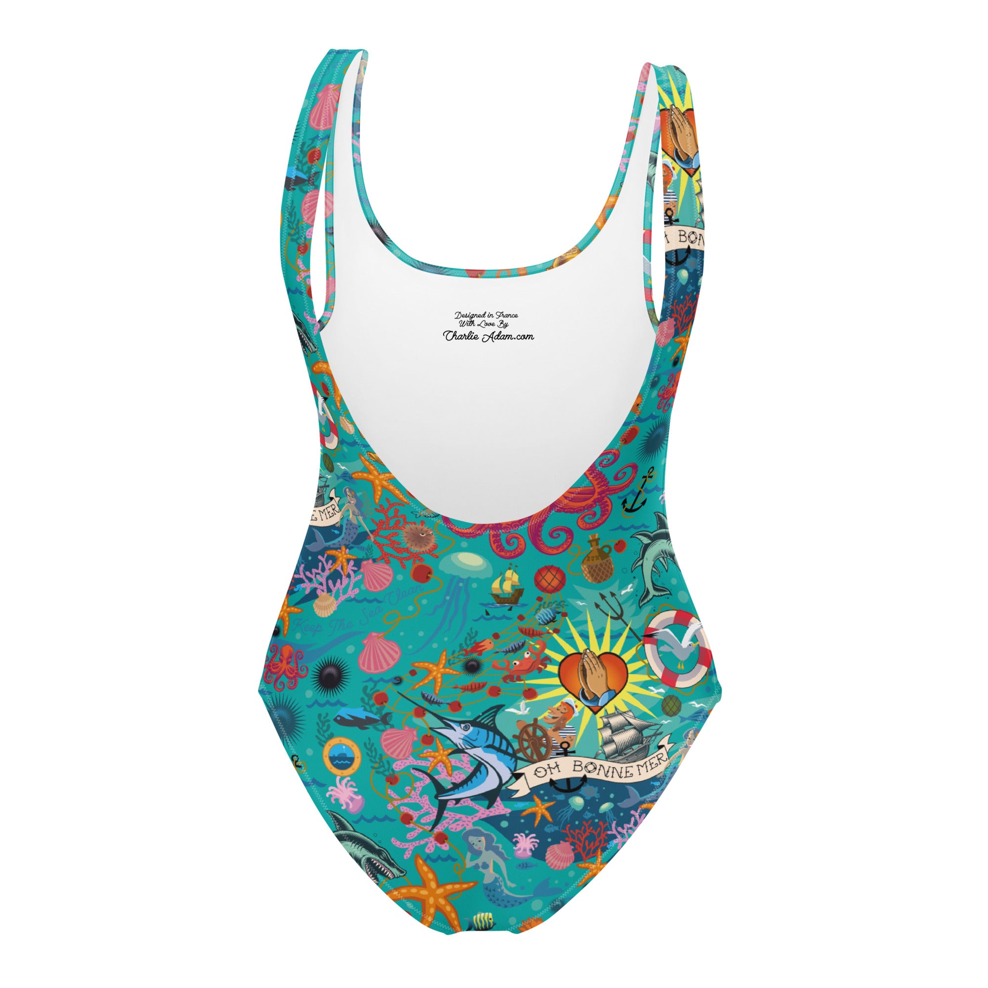 Maillot de Bain 1 Pièce Oh Bonne Mer Calypso Blue