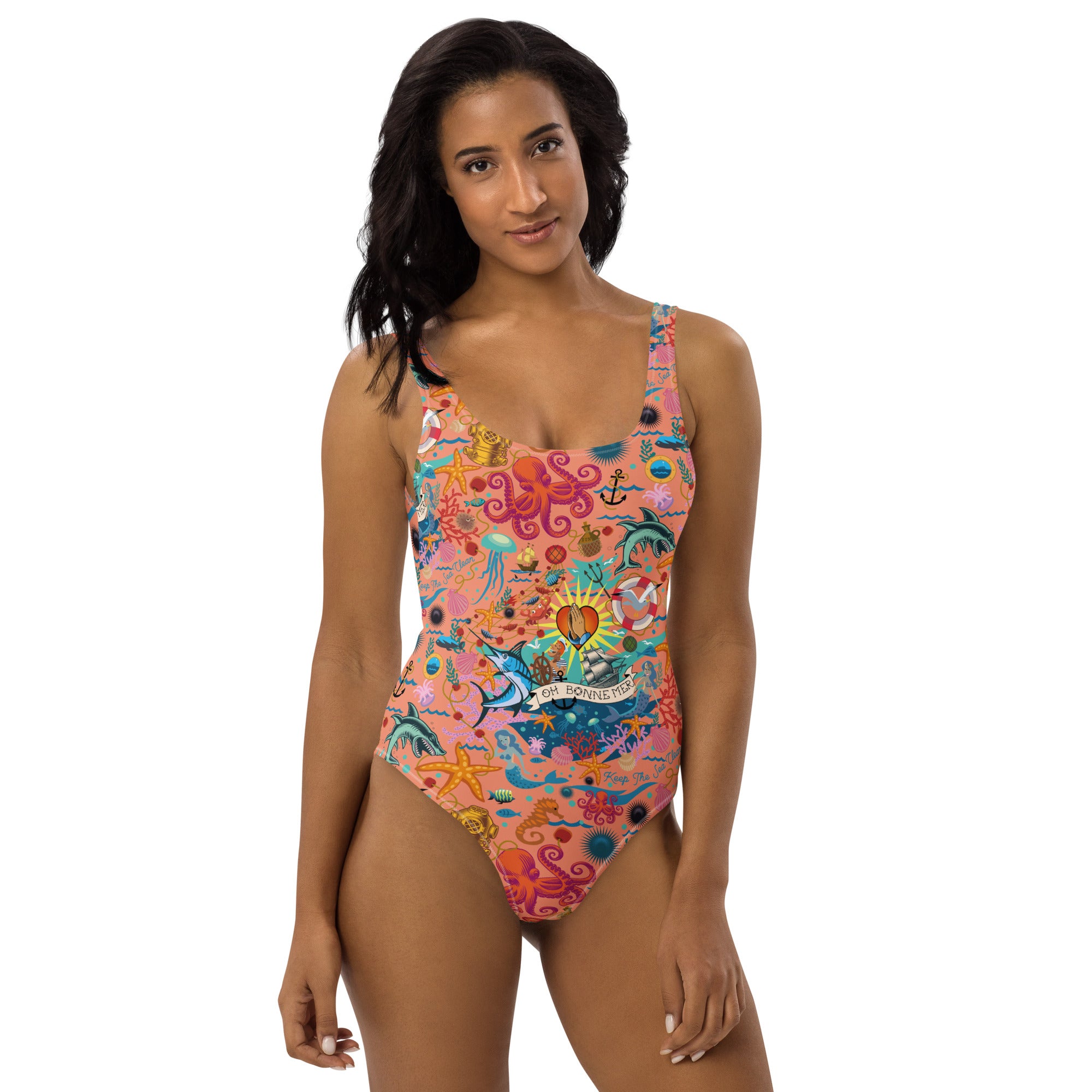 One-Piece Swimsuit Oh Bonne Mer Peach