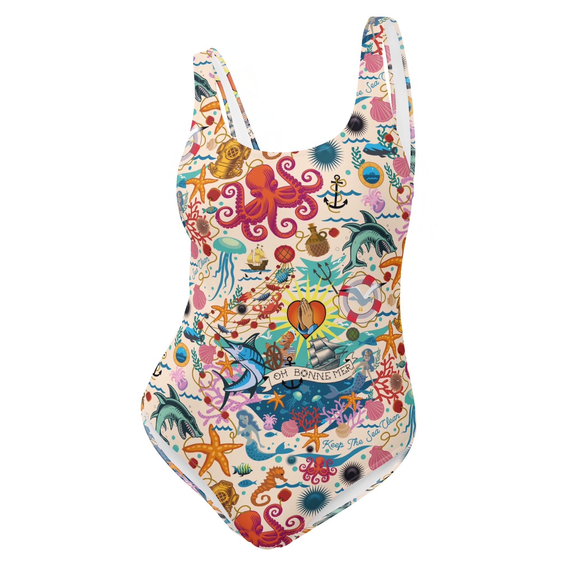 One-Piece Swimsuit Oh Bonne Mer Cream