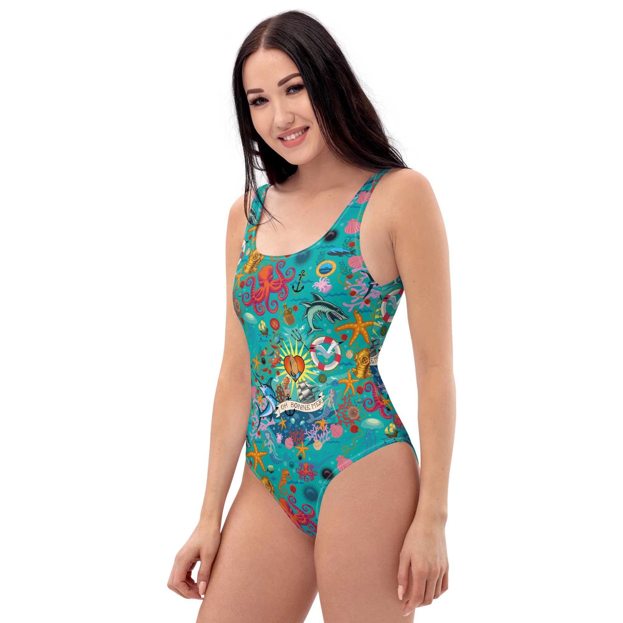 Maillot de Bain 1 Pièce Oh Bonne Mer Calypso Blue