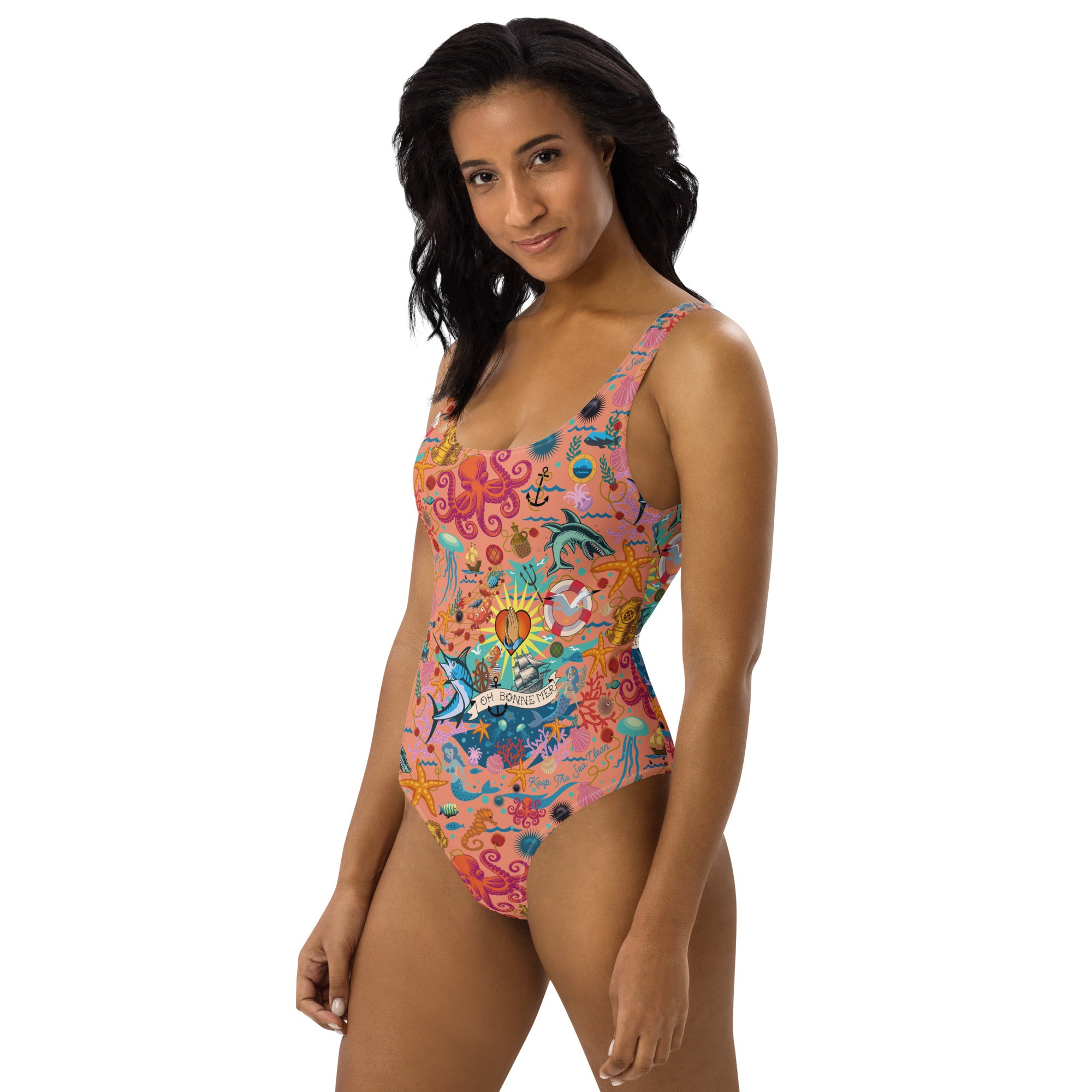 One-Piece Swimsuit Oh Bonne Mer Peach