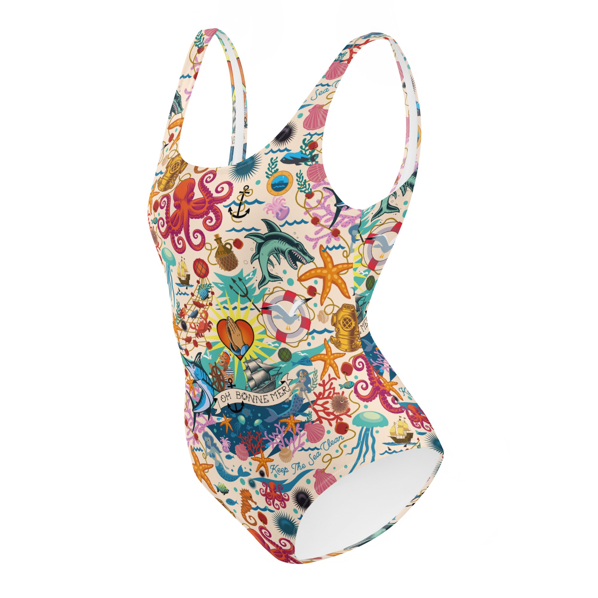 One-Piece Swimsuit Oh Bonne Mer Cream