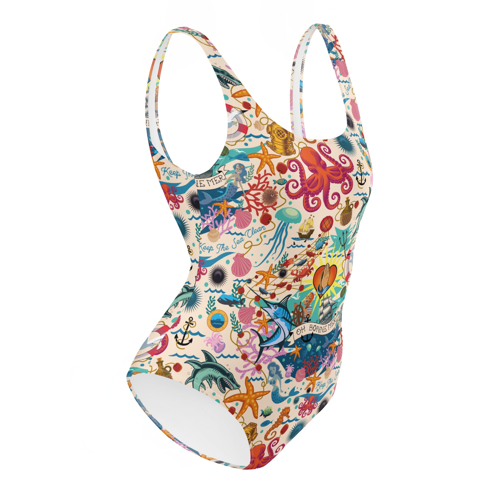 One-Piece Swimsuit Oh Bonne Mer Cream