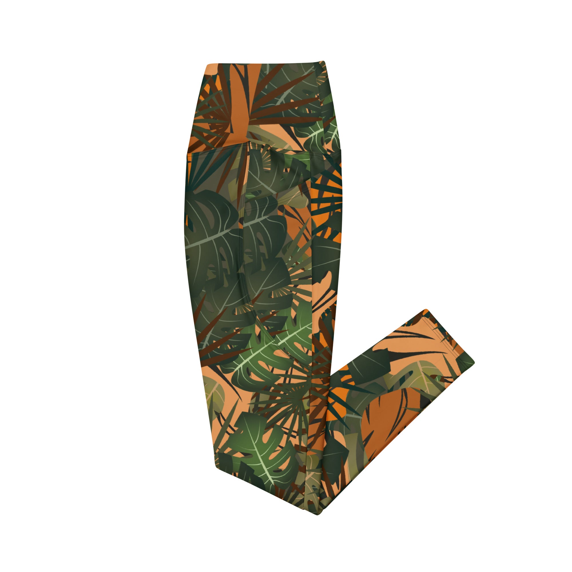 Leggings écoreponsable avec poches Jungle