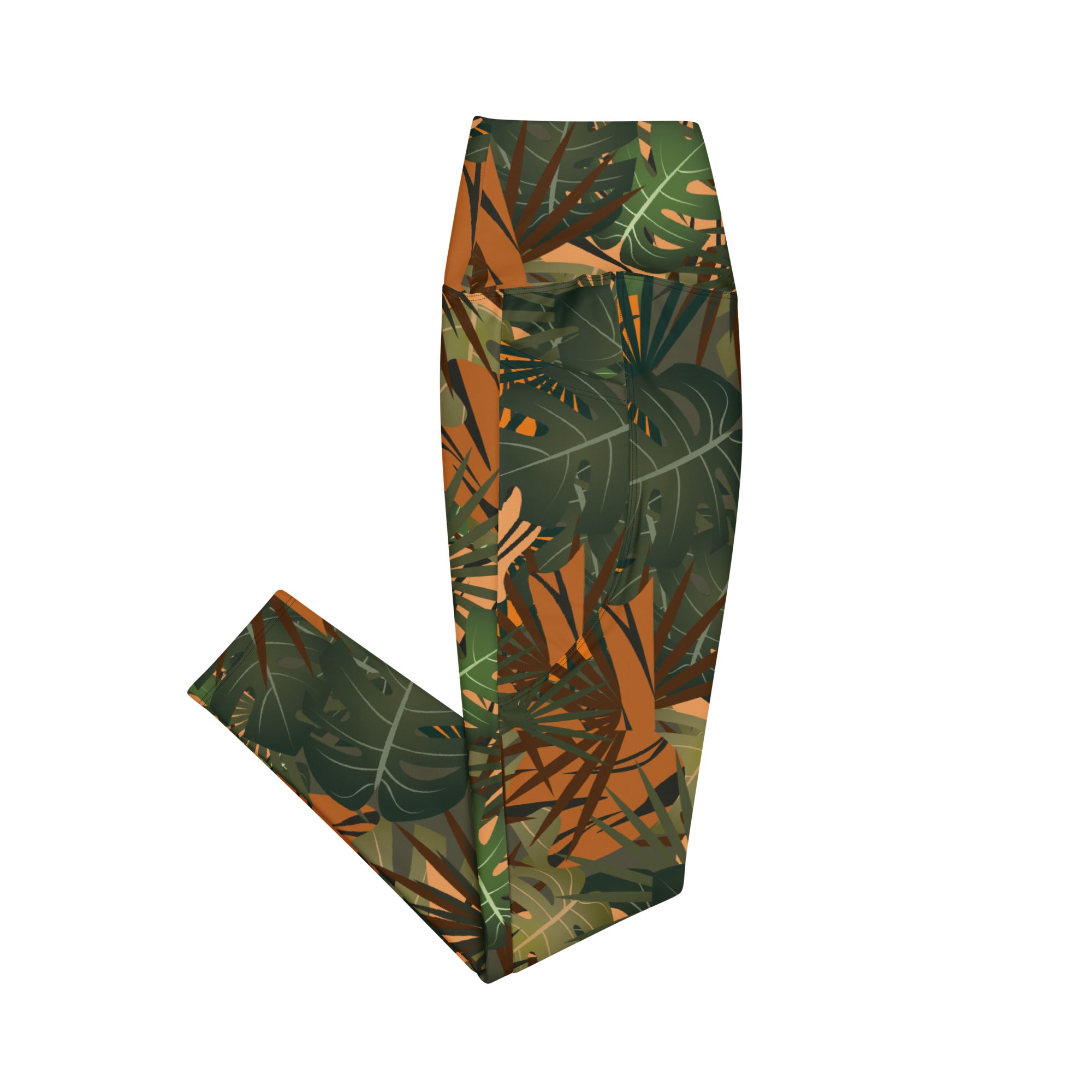 Leggings écoreponsable avec poches Jungle