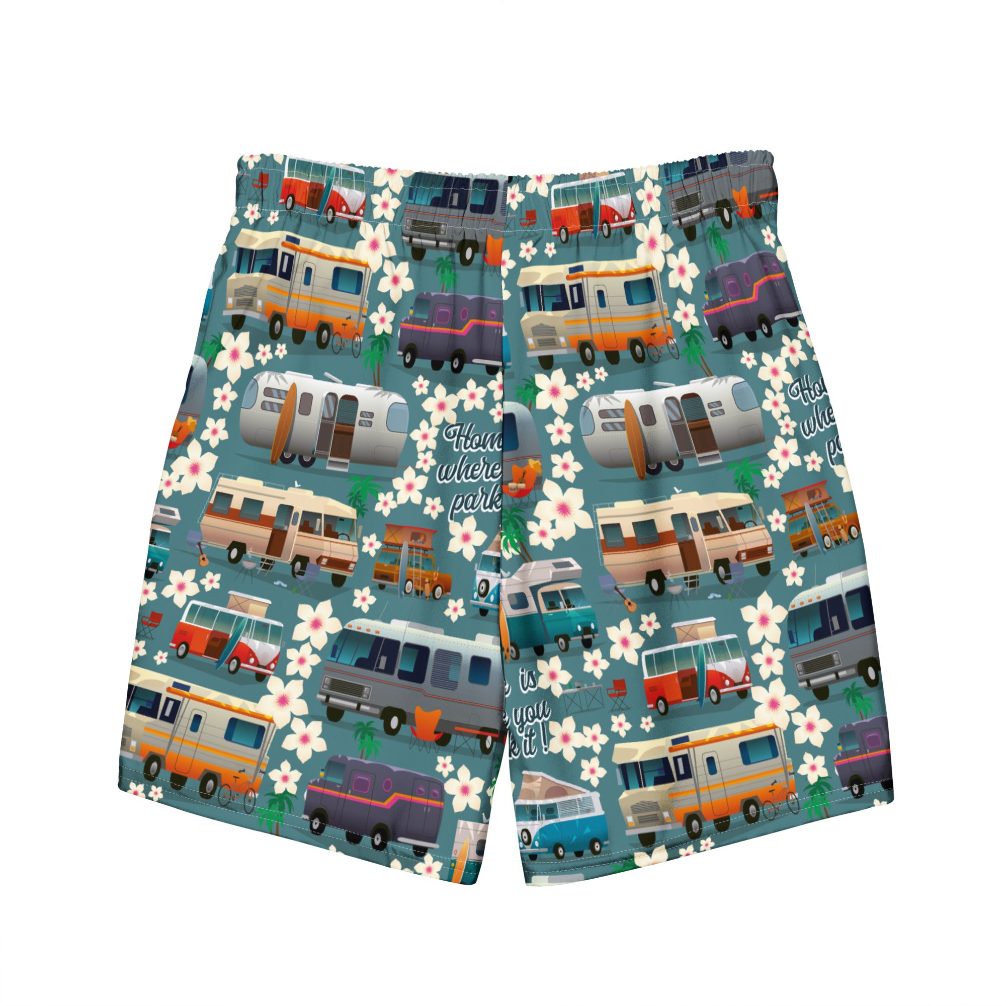 Short de bain homme Vintage Campers