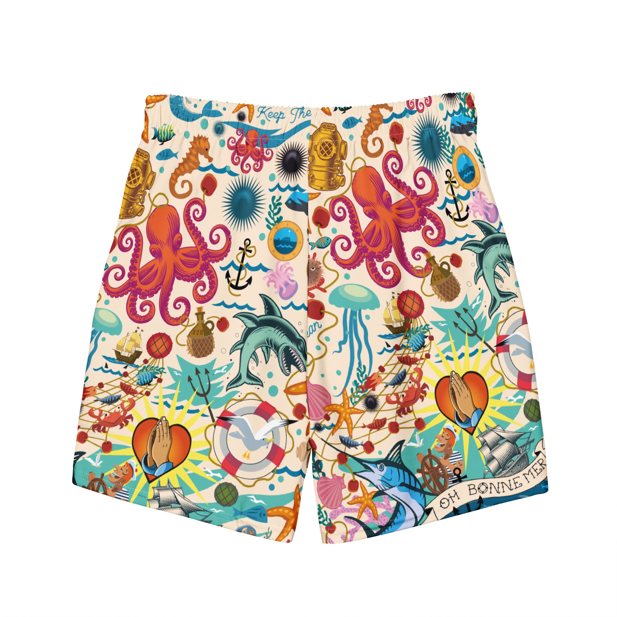 Short de bain homme Oh Bonne Mer Cream