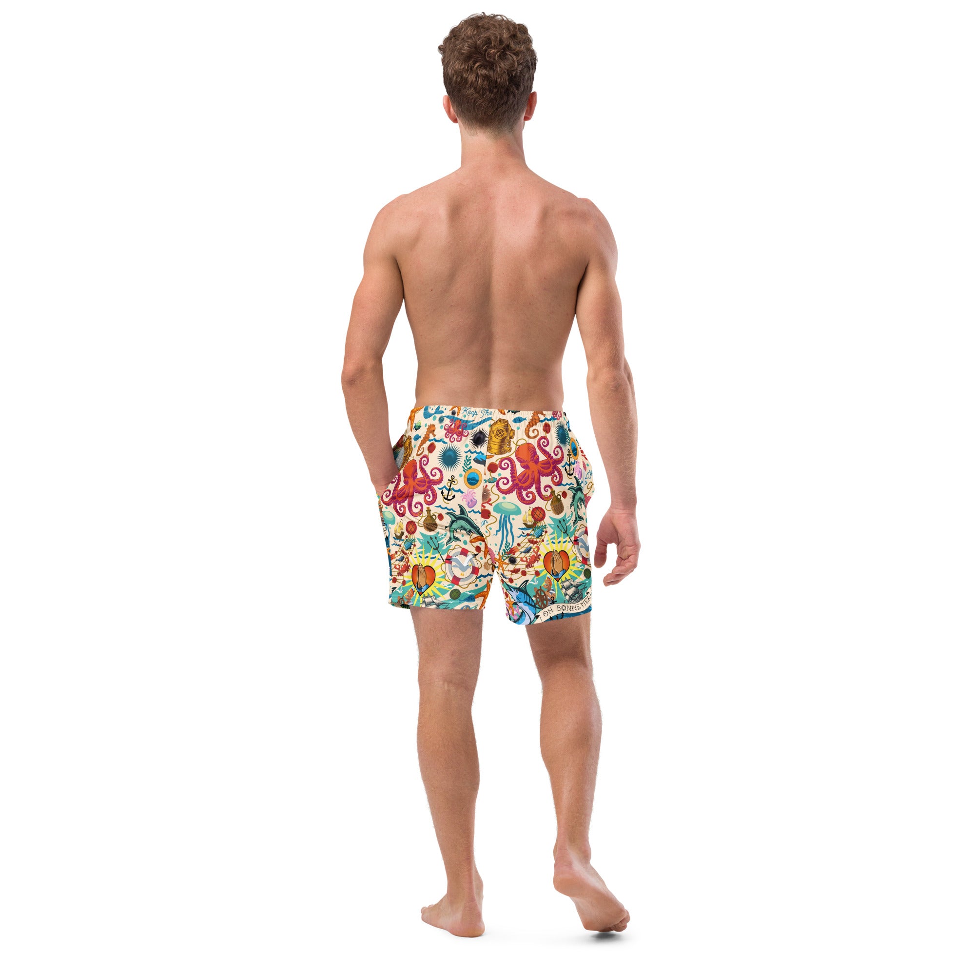 Short de bain homme Oh Bonne Mer Cream