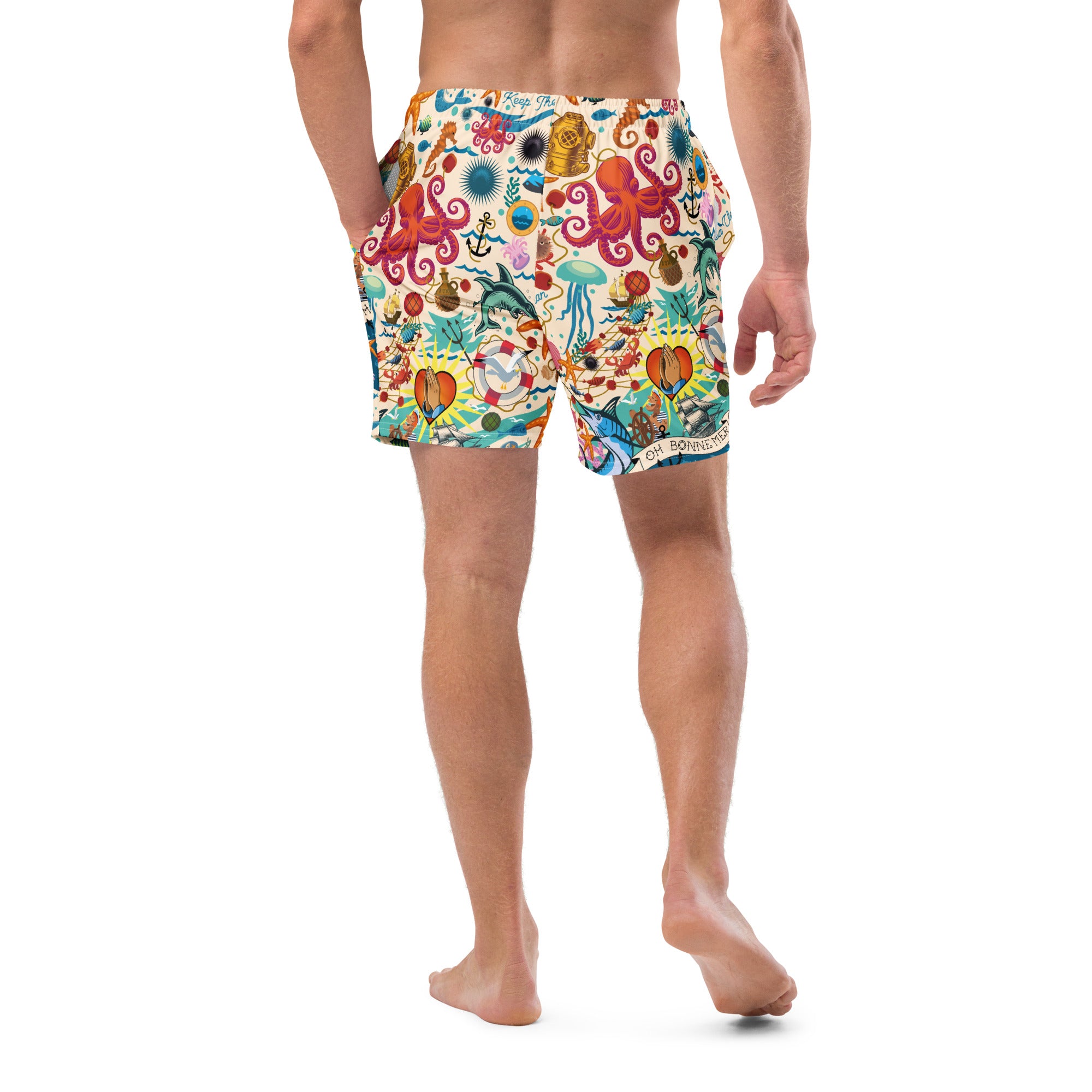 Short de bain homme Oh Bonne Mer Cream