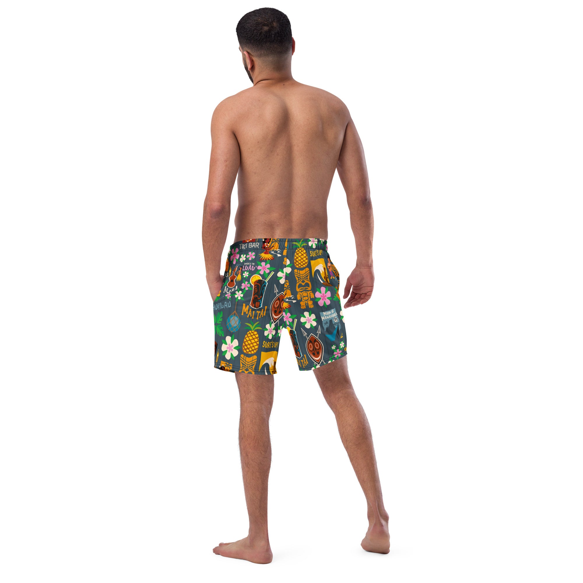 Short de bain homme Tiki Surf Blue