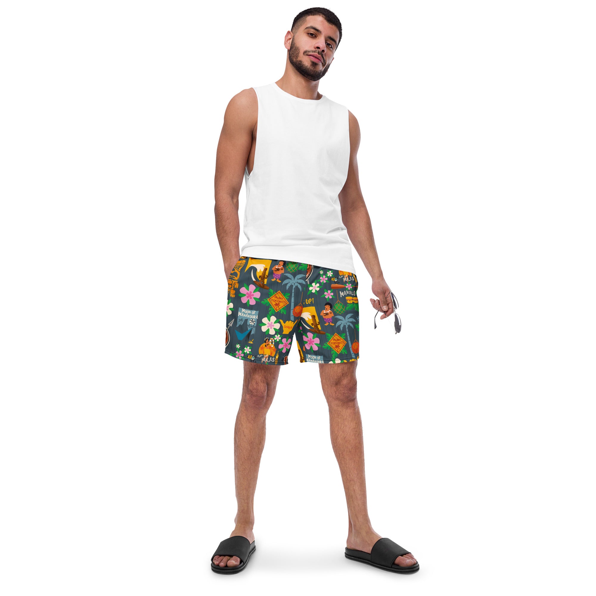 Short de bain homme Tiki Surf Blue