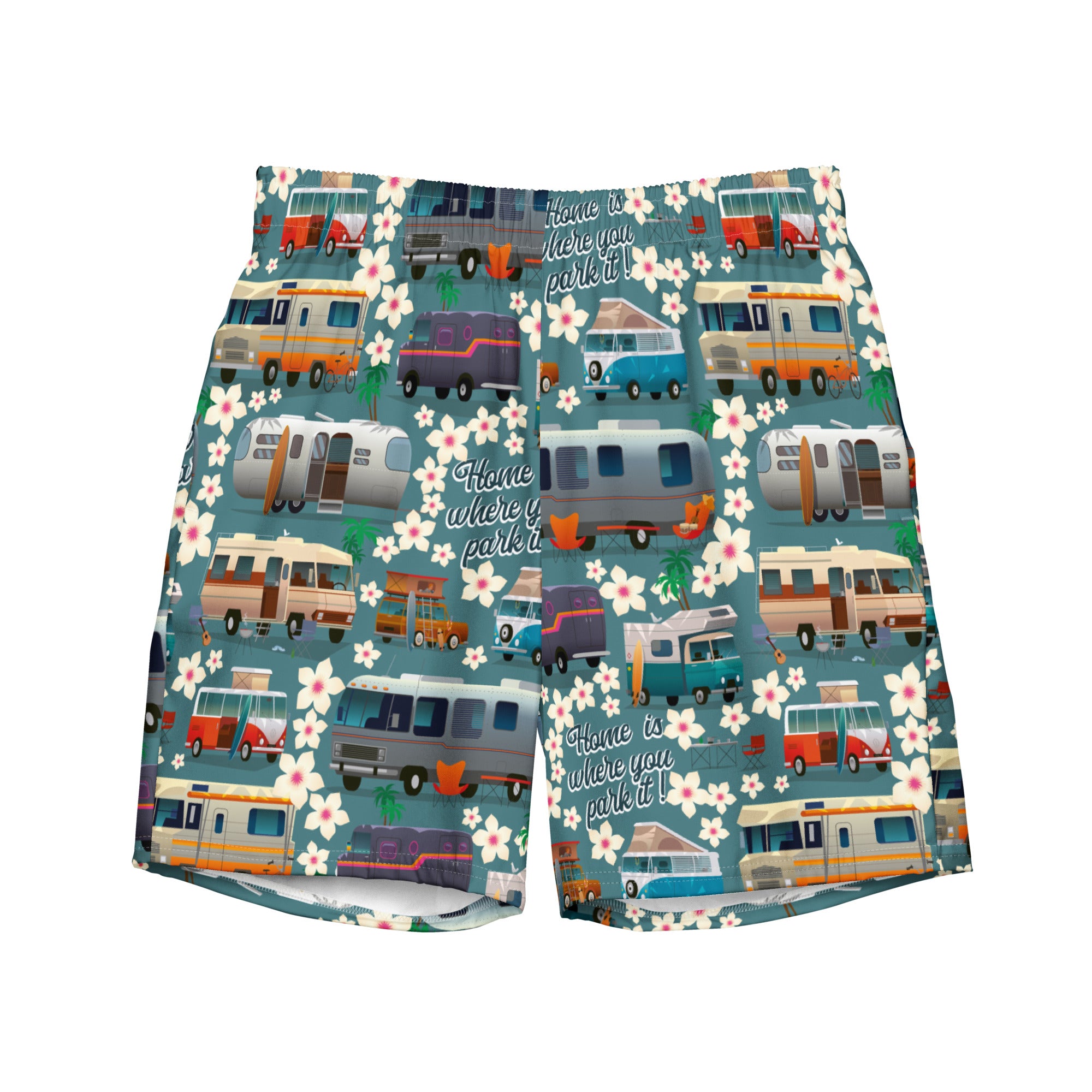 Short de bain homme Vintage Campers