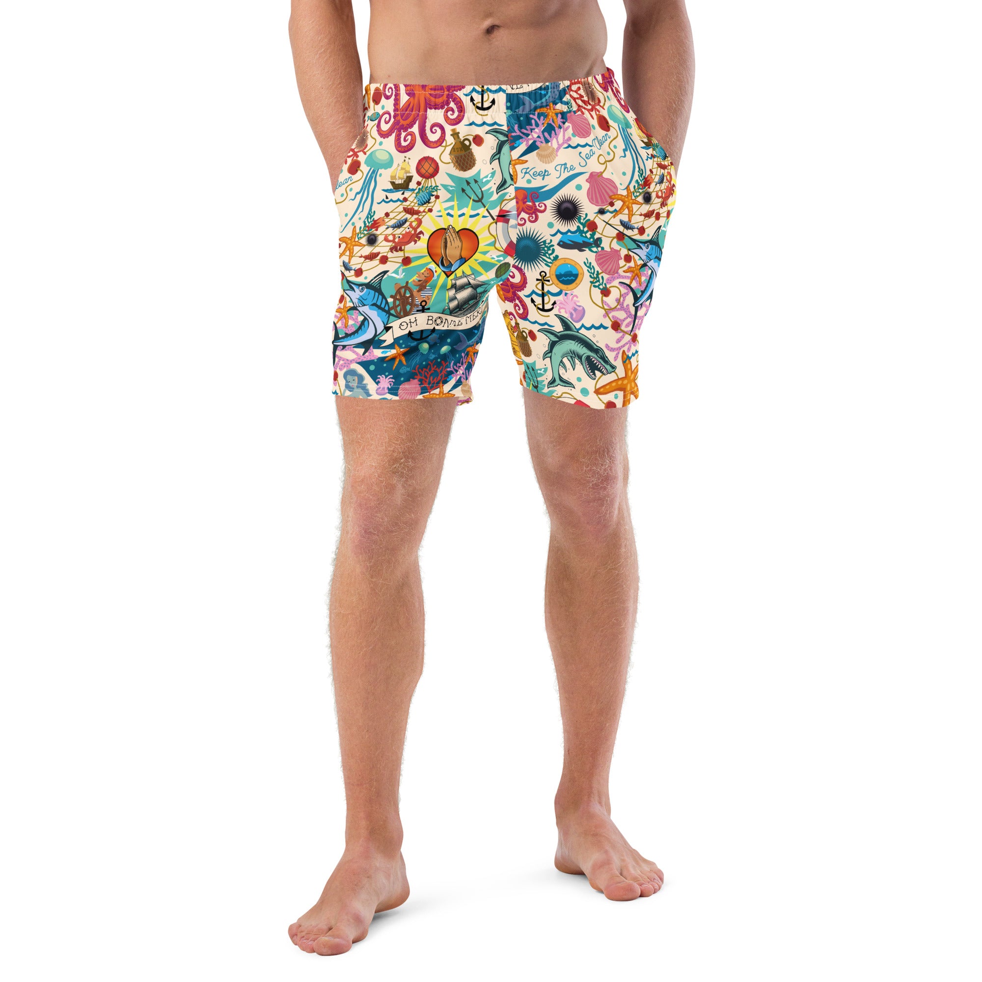Short de bain homme Oh Bonne Mer Cream