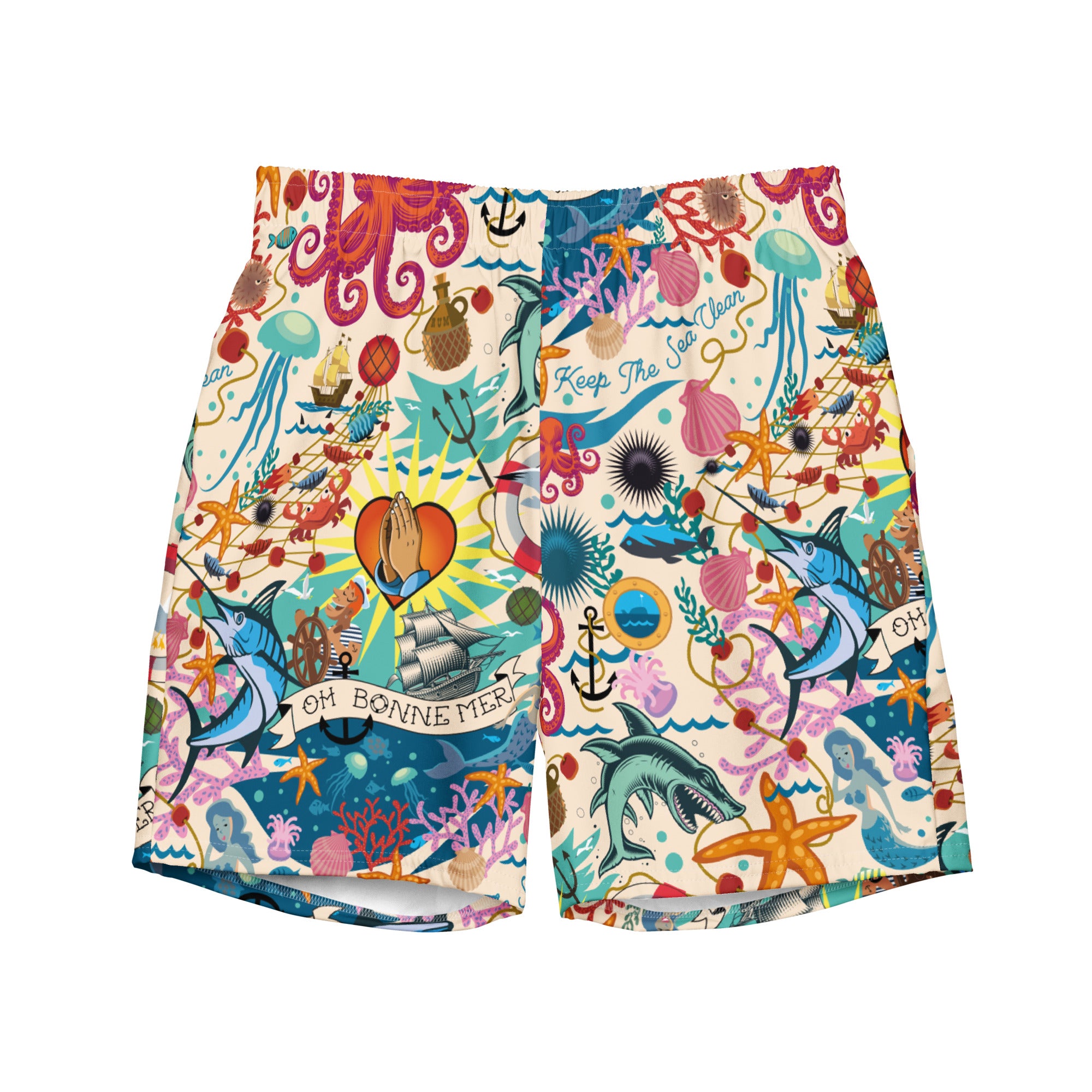 Short de bain homme Oh Bonne Mer Cream