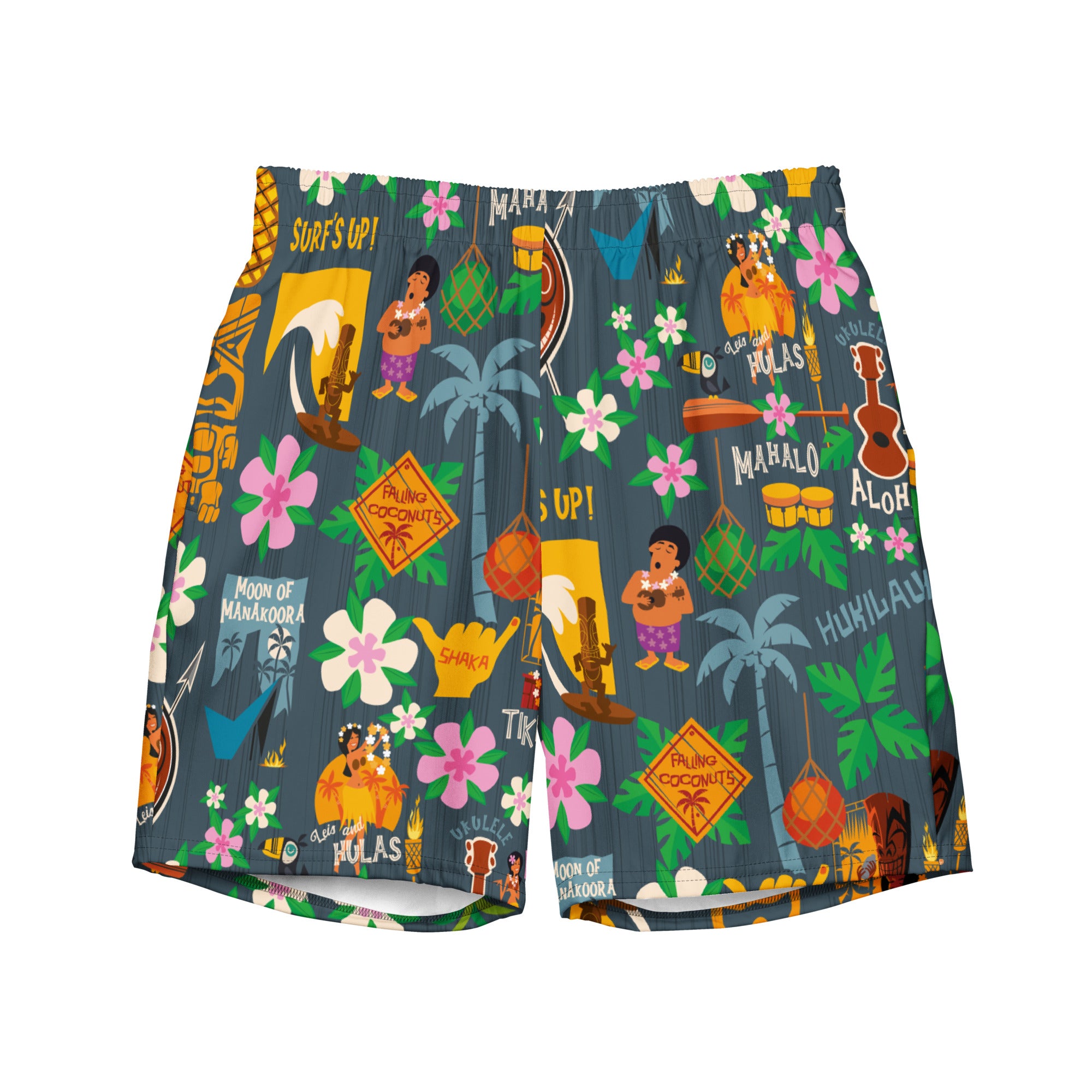 Short de bain homme Tiki Surf Blue