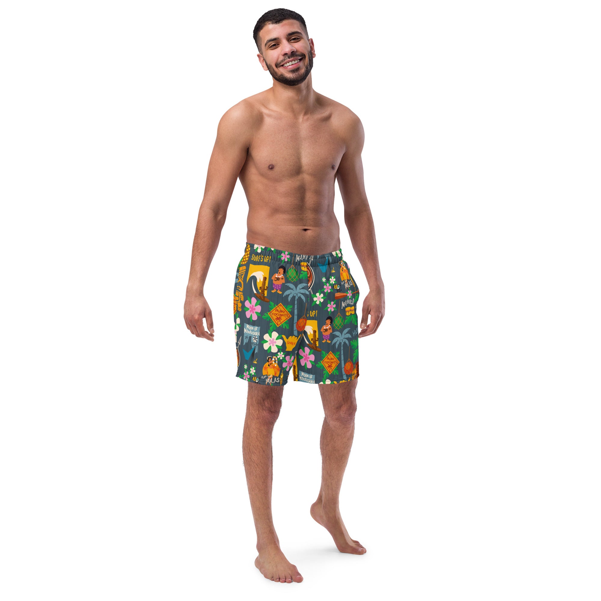 Short de bain homme Tiki Surf Blue