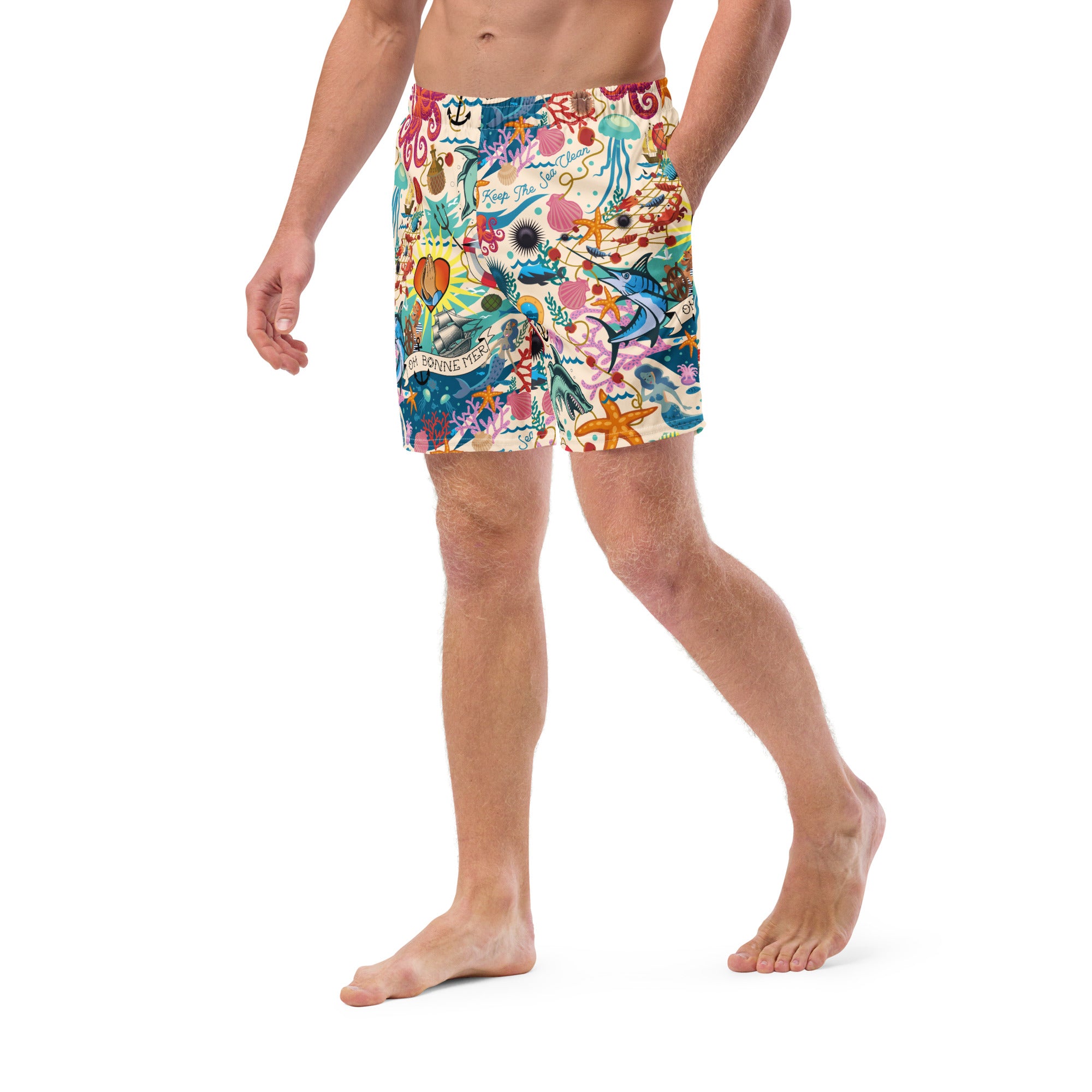 Short de bain homme Oh Bonne Mer Cream