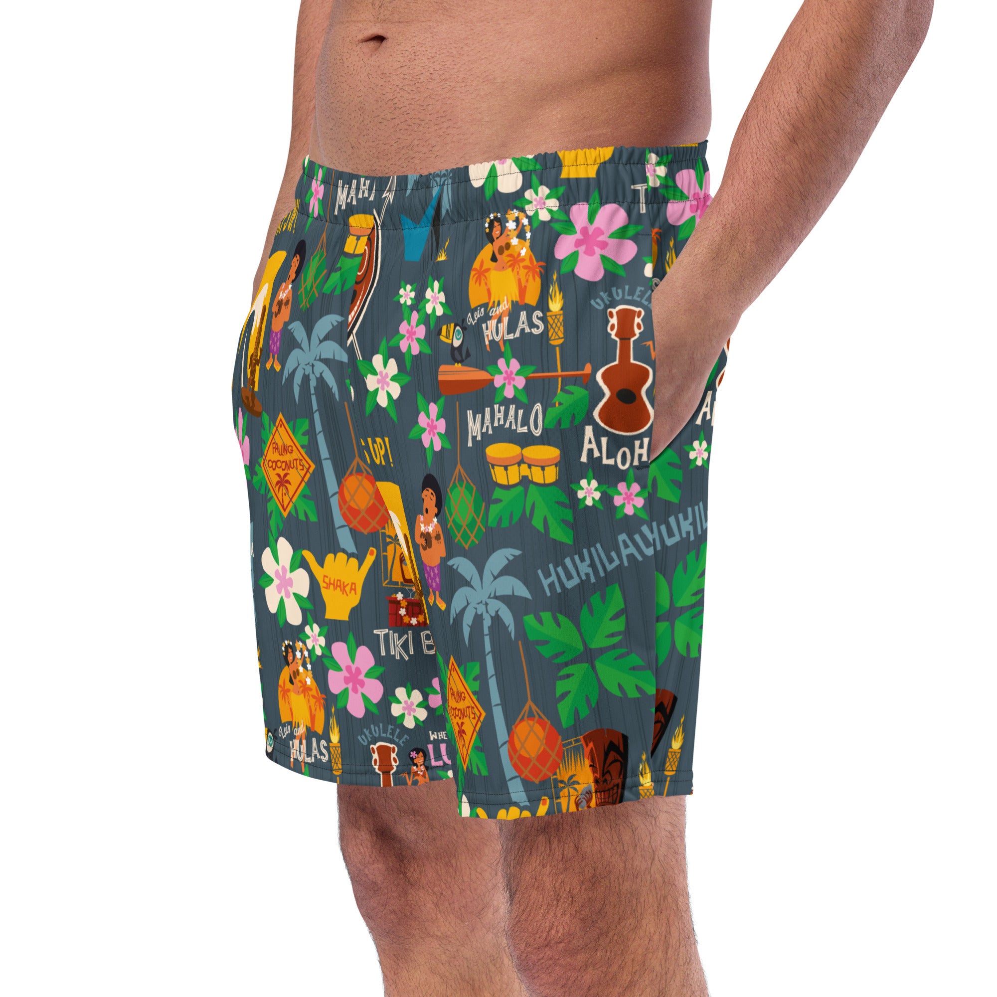 Short de bain homme Tiki Surf Blue