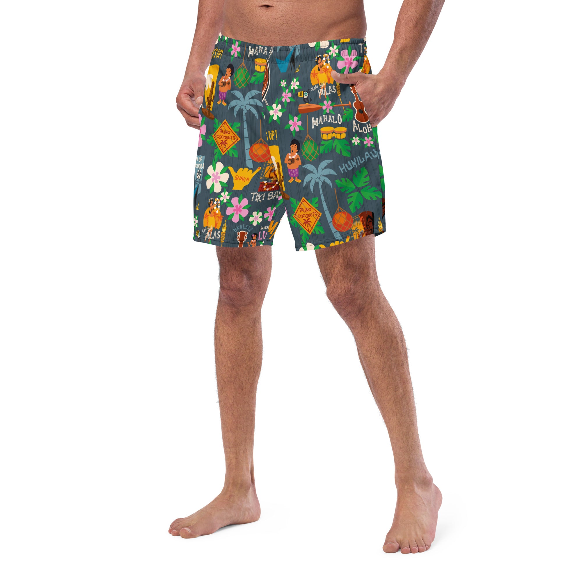 Short de bain homme Tiki Surf Blue
