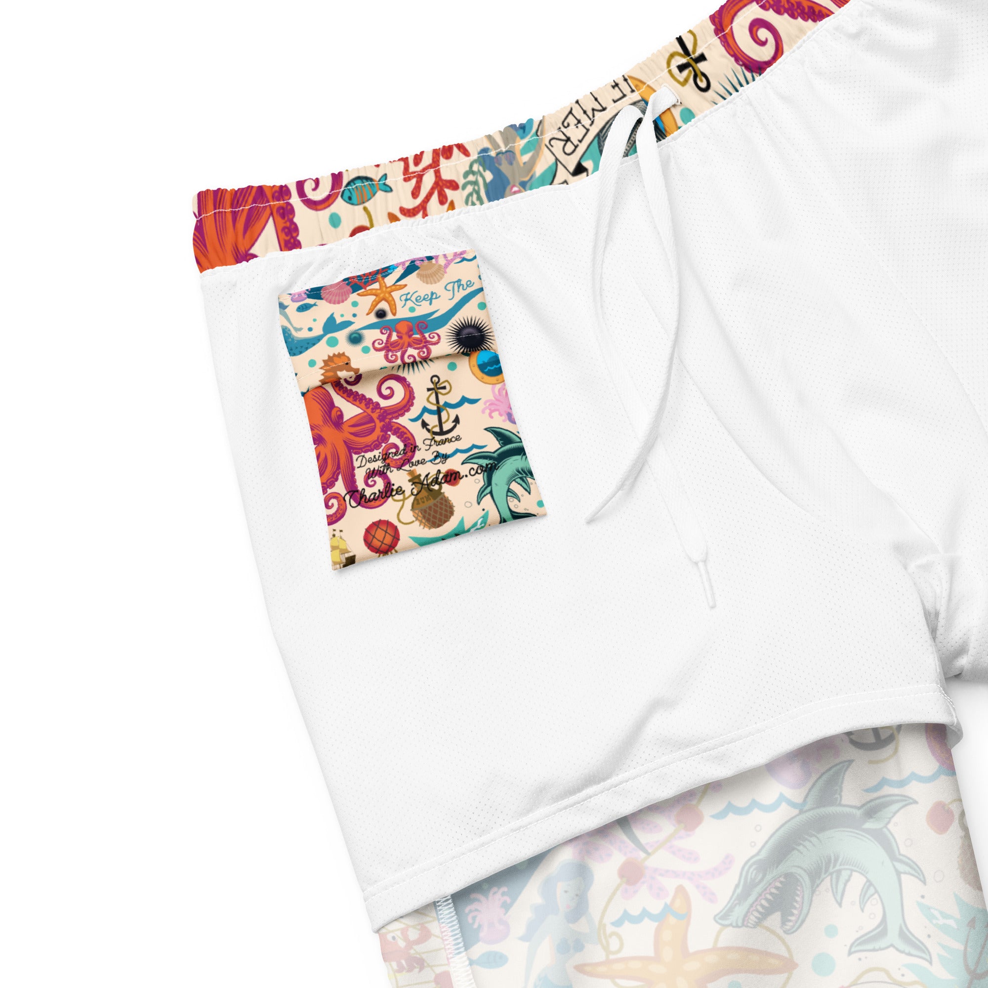 Short de bain homme Oh Bonne Mer Cream