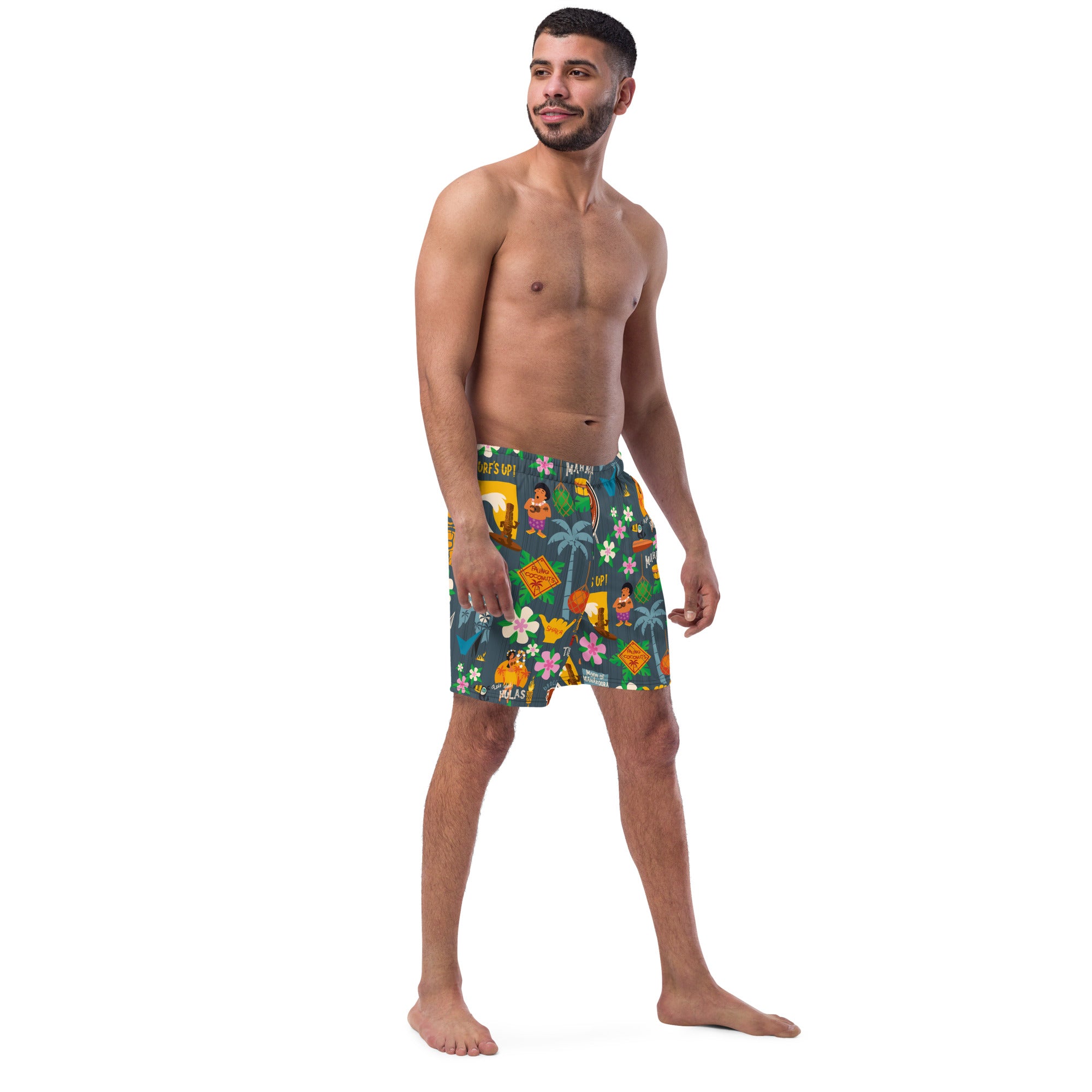 Short de bain homme Tiki Surf Blue