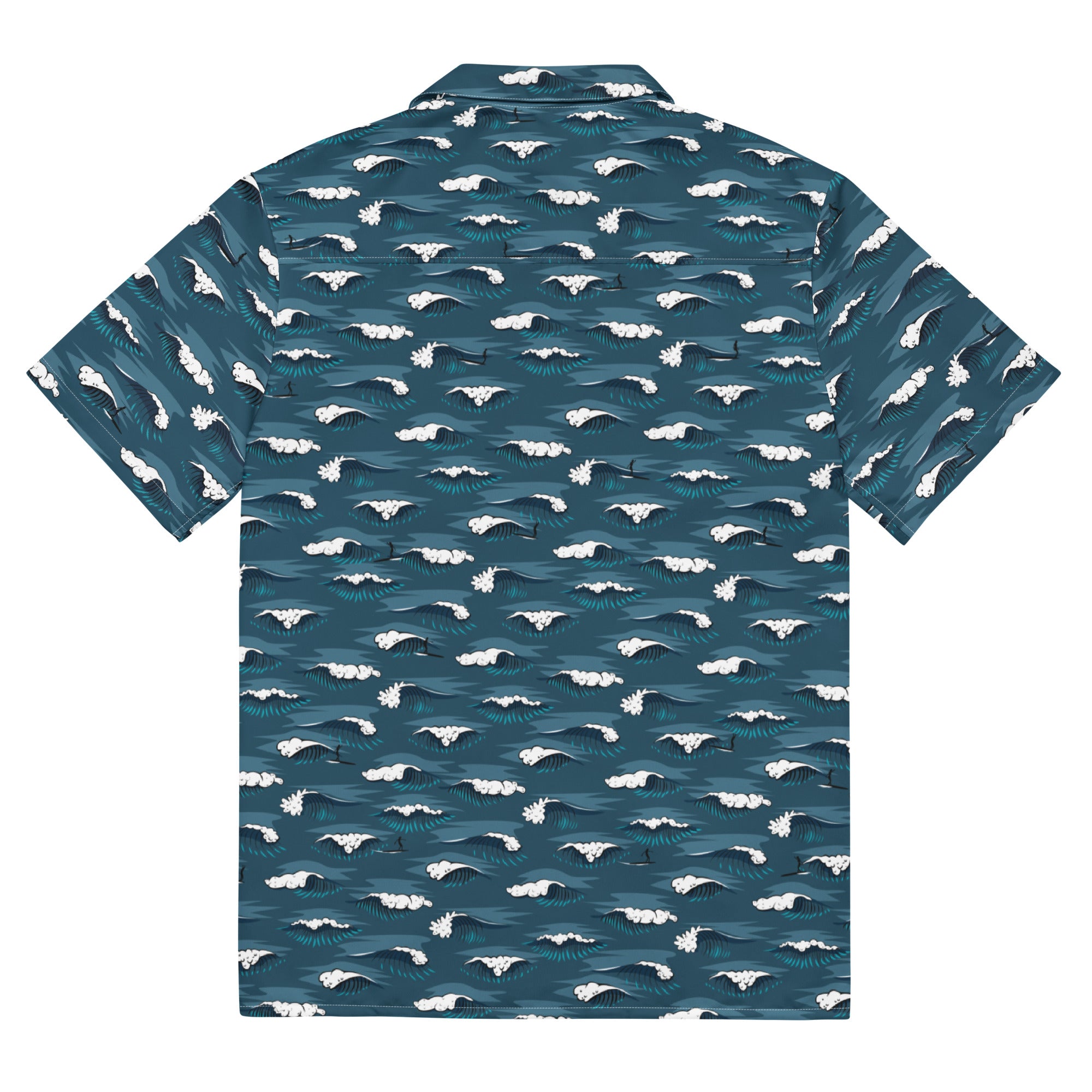 Longboard Surfing Dark Shirt