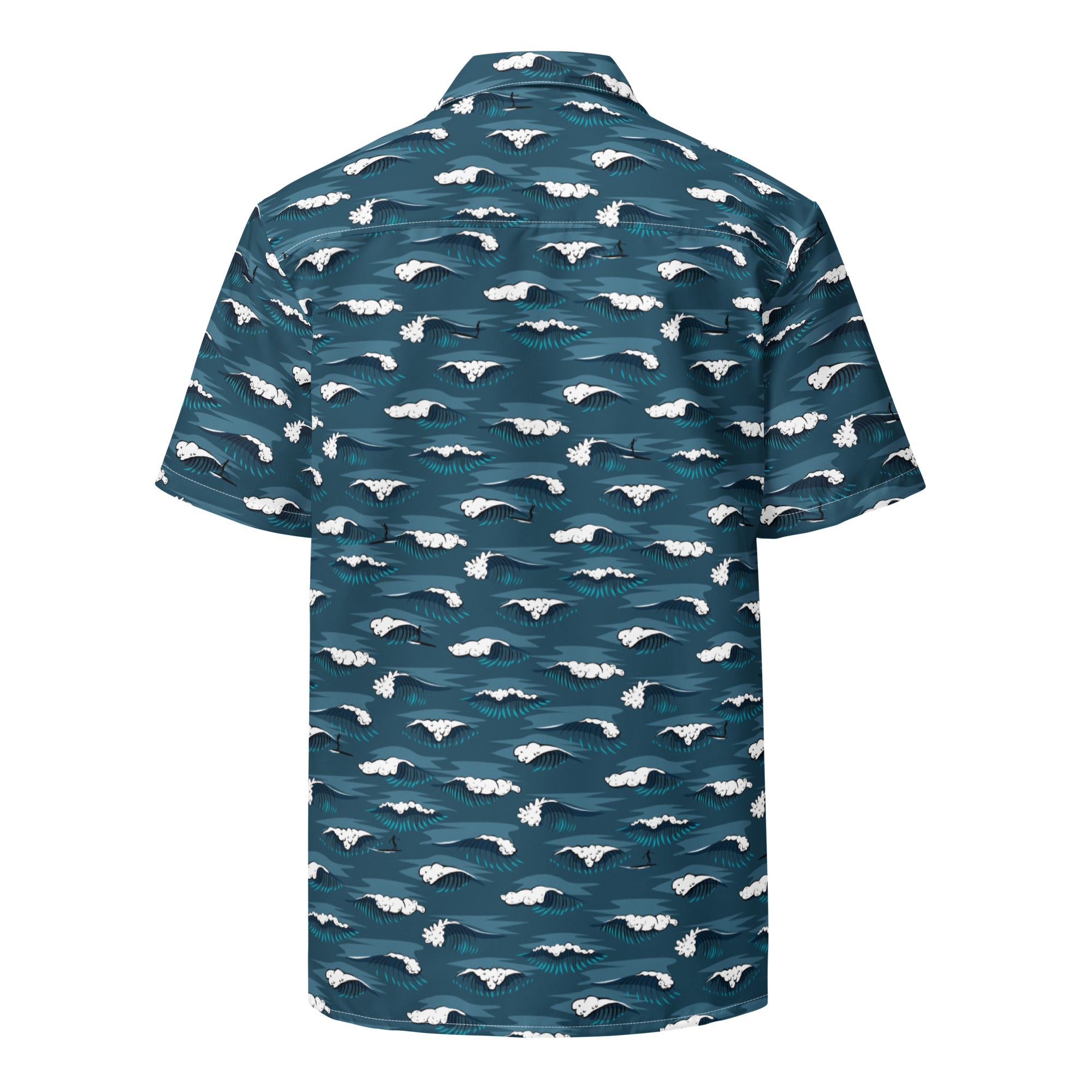 Longboard Surfing Dark Shirt