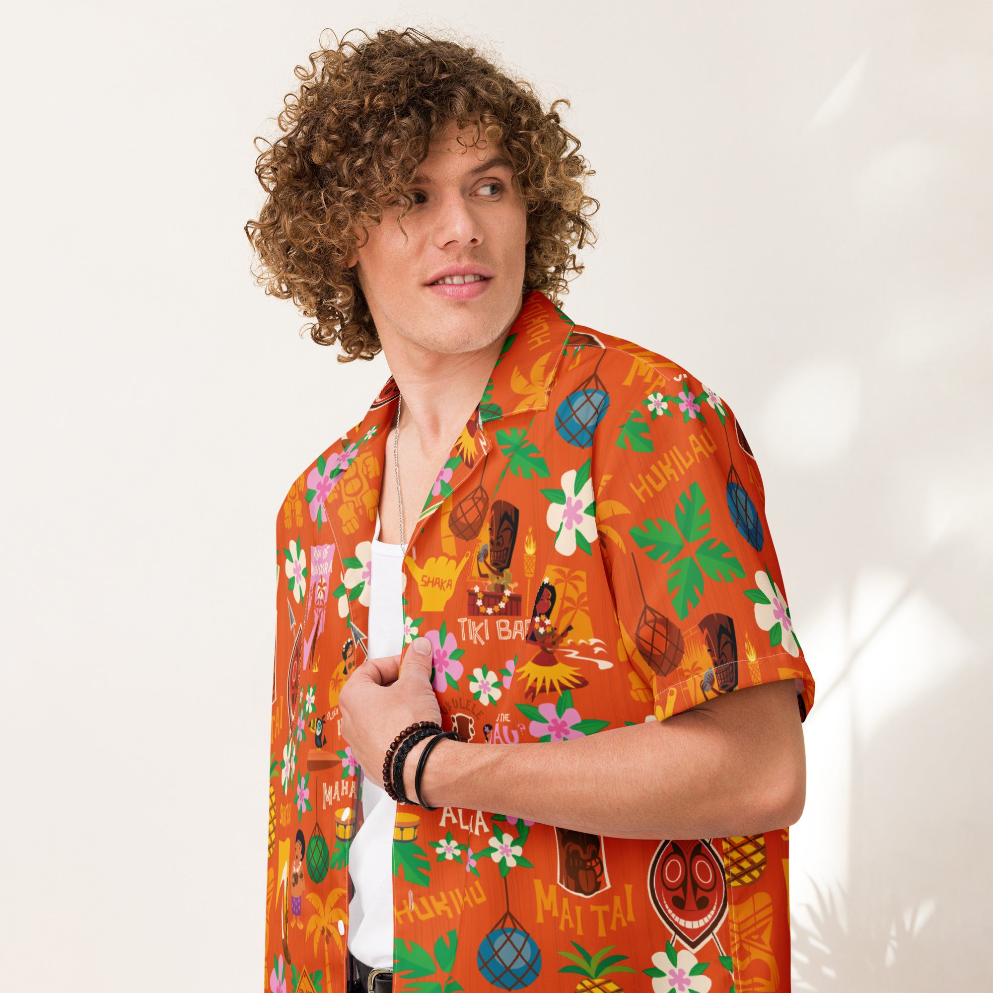 Tiki Surf Red Shirt