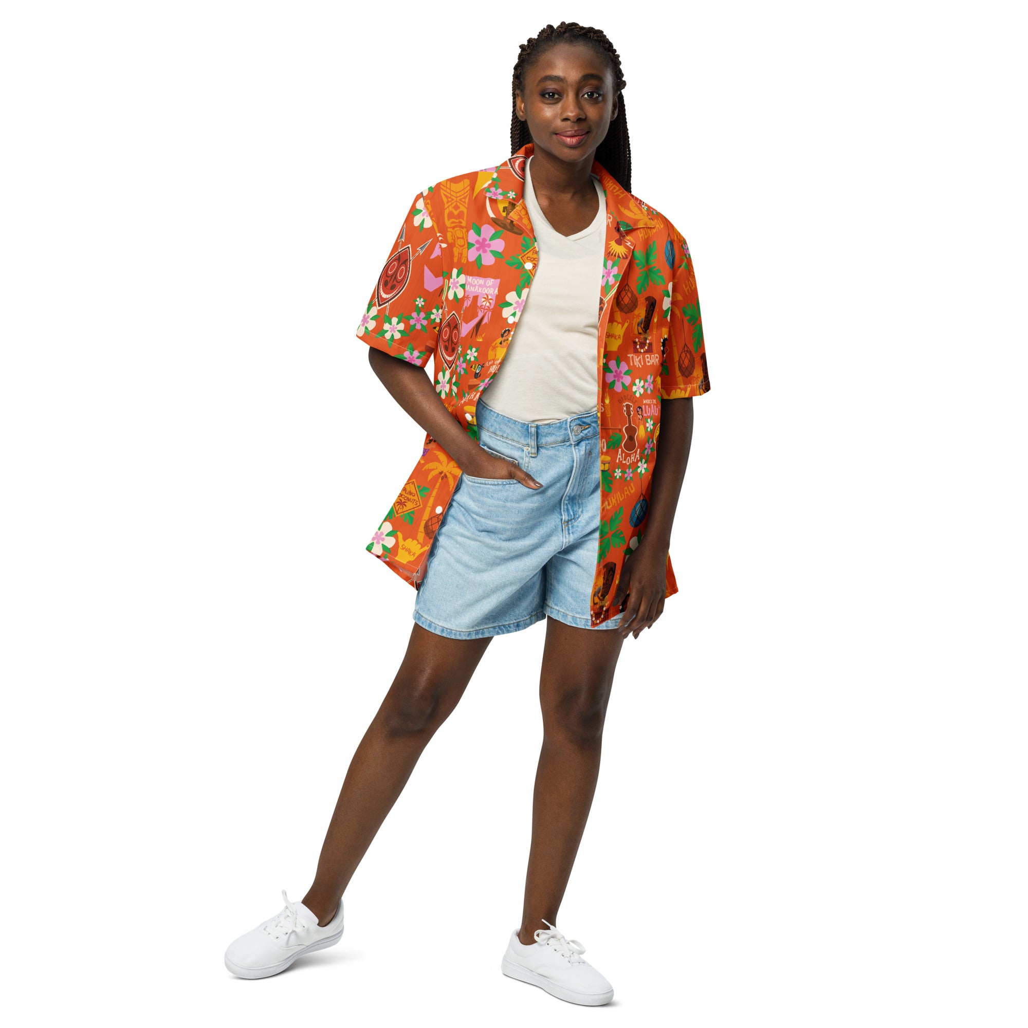 Tiki Surf Red Shirt