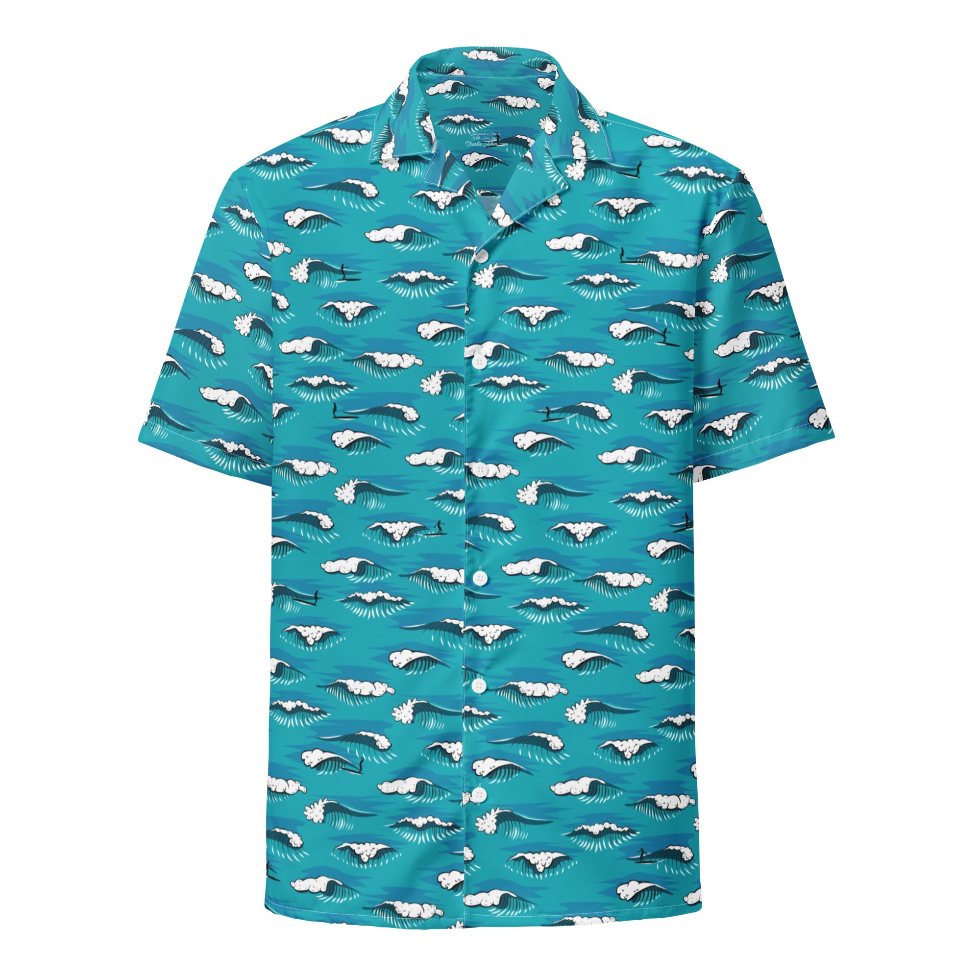 Chemise Longboard Surfing Calypso Blue