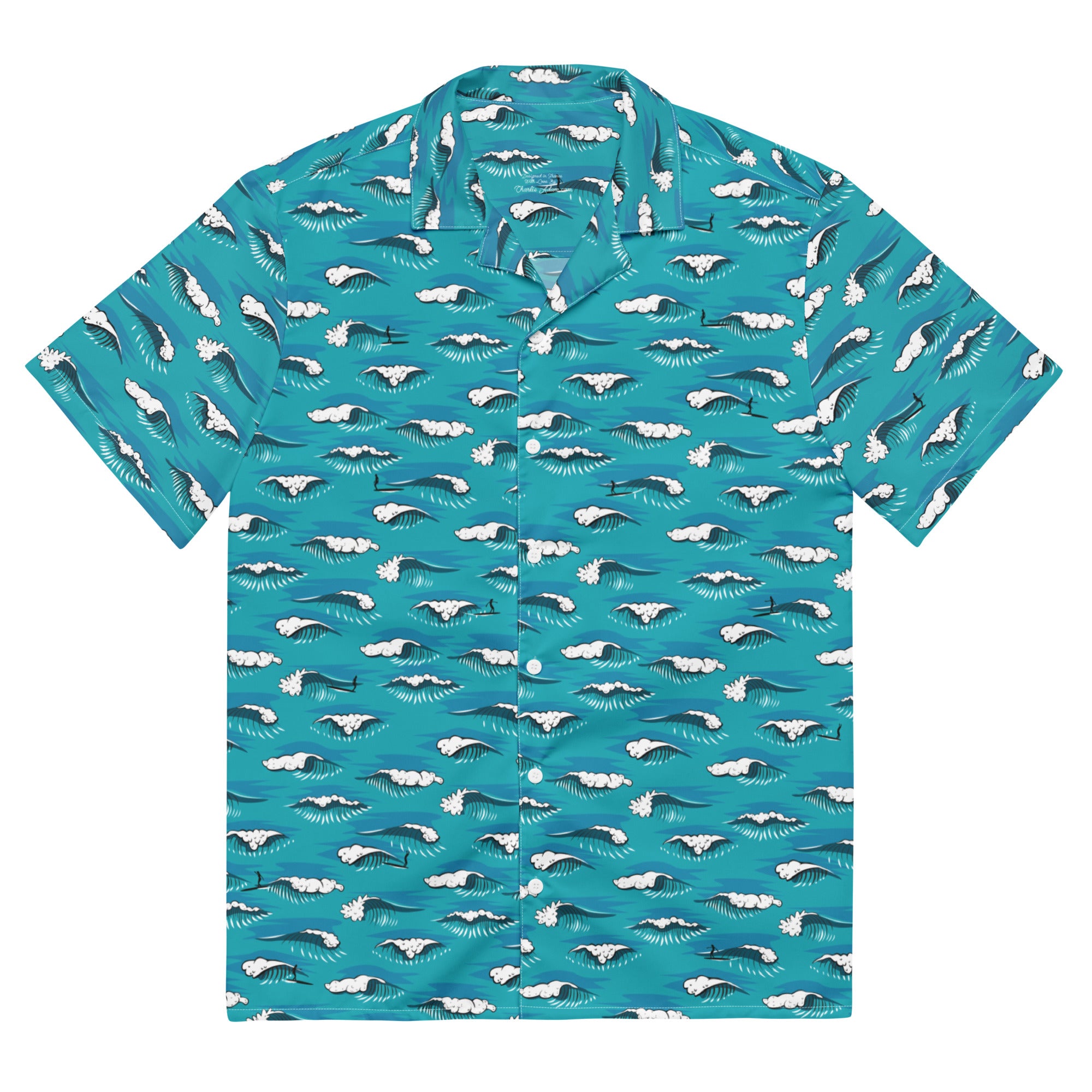 Chemise Longboard Surfing Calypso Blue