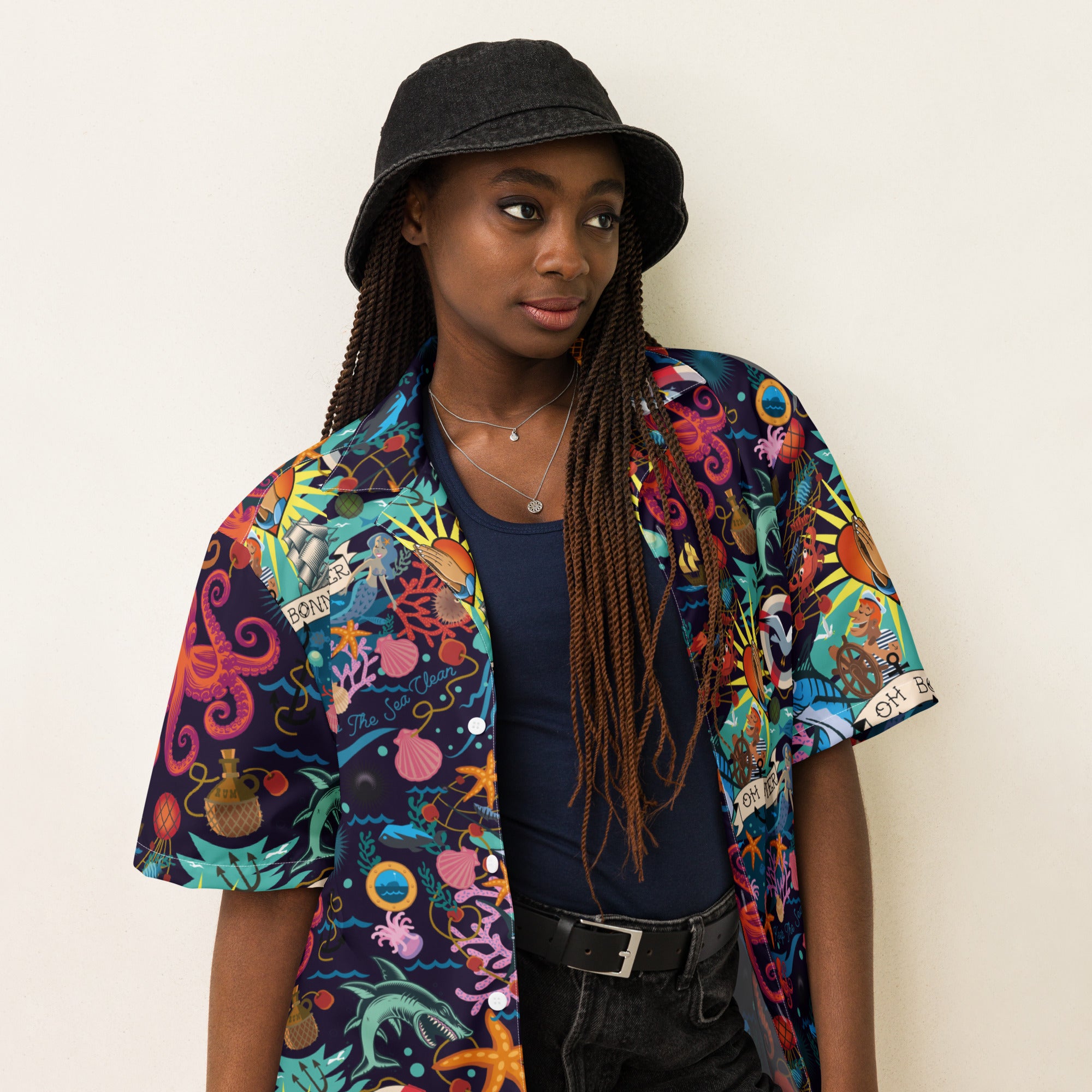 Chemise Oh Bonne Mer Bleu Foncé